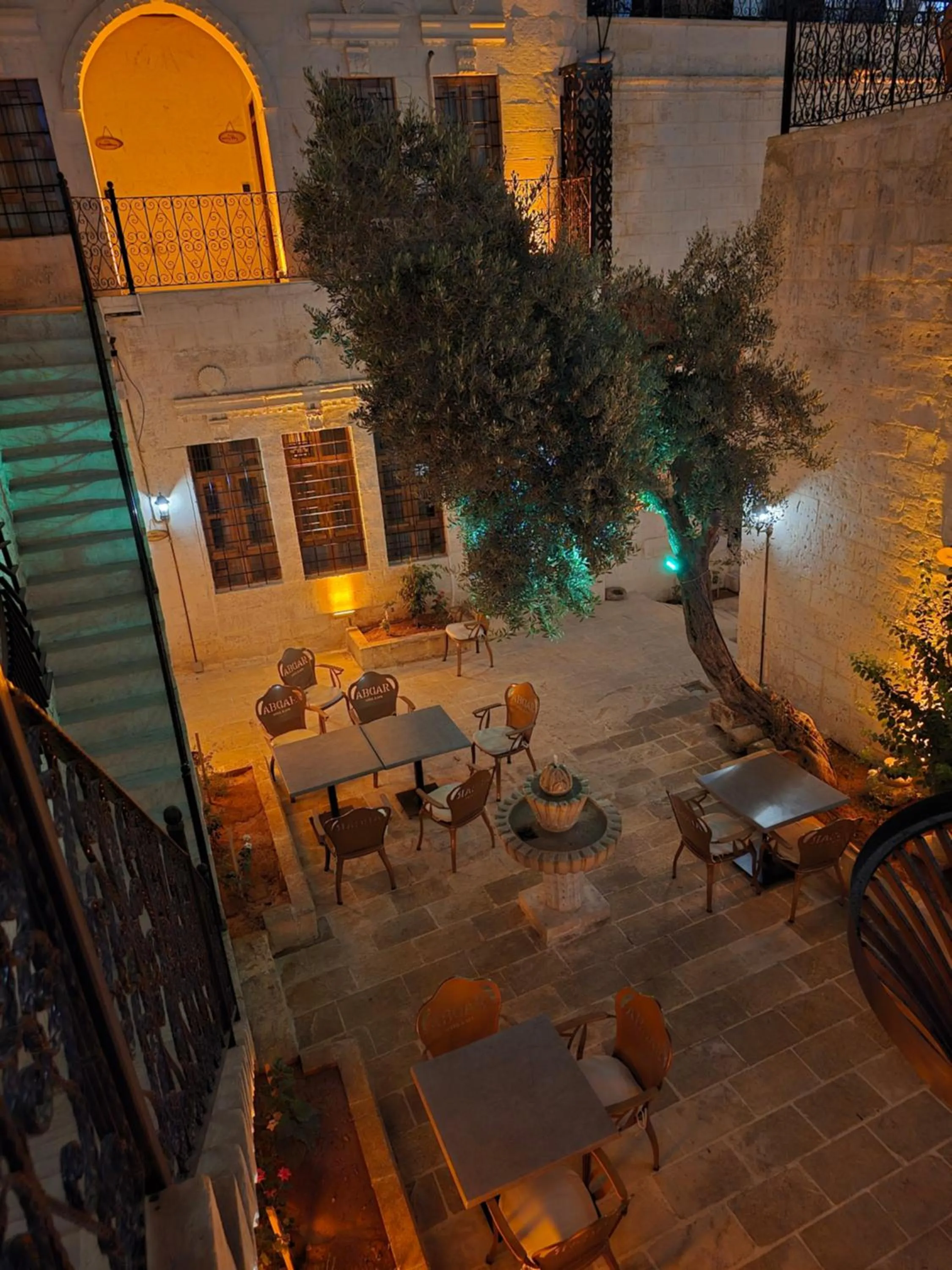Inner courtyard view in ABGAR Otel