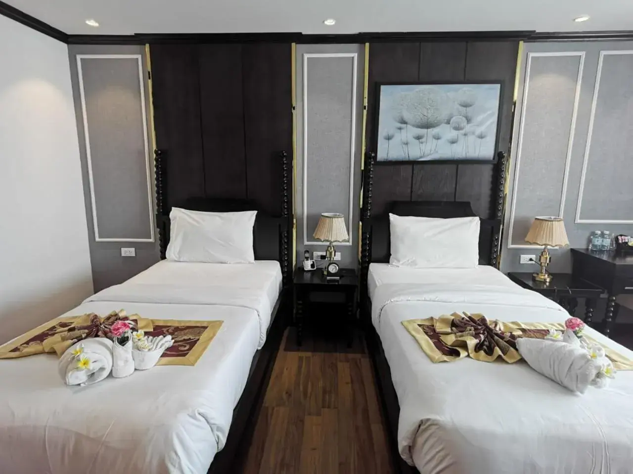 Bed in Aaron Hotel Bed in Aaron Hotel