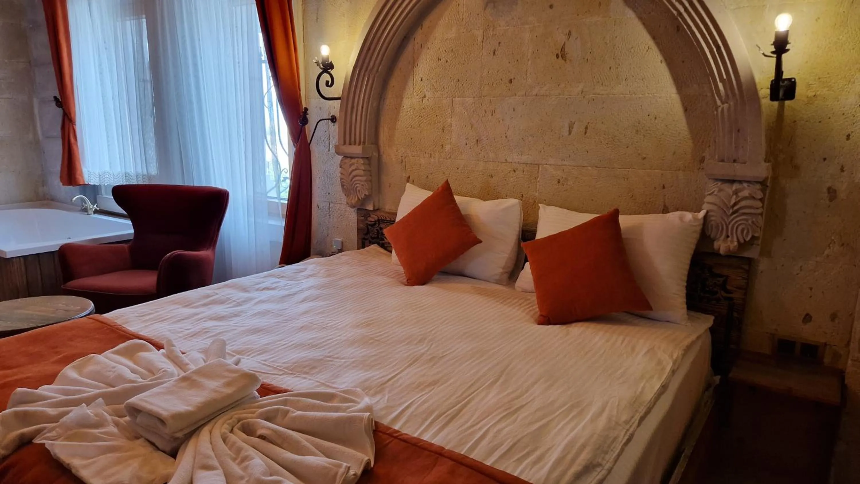 Bed in Elite Rose Cappadocia