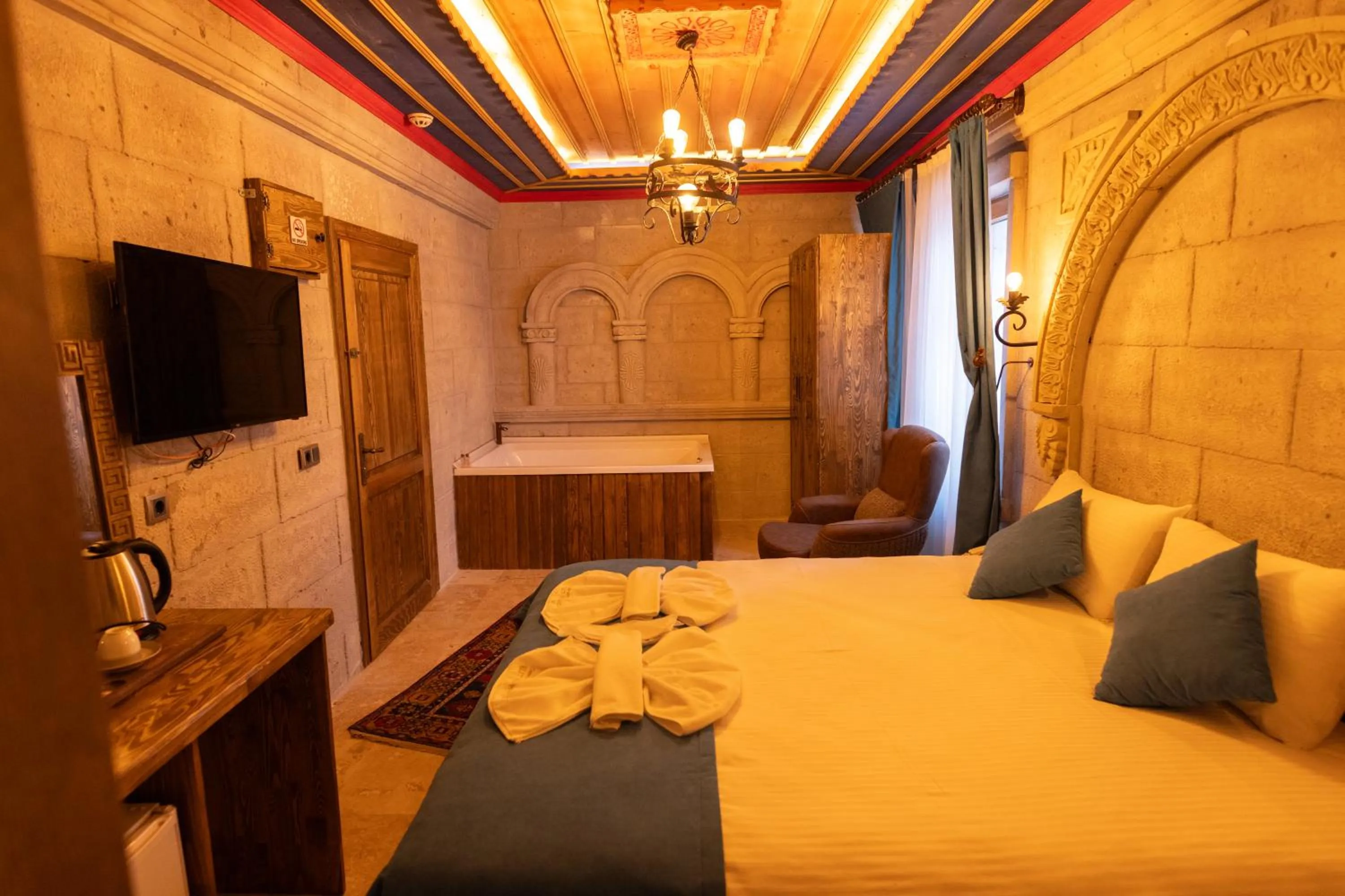 Bed in Elite Rose Cappadocia