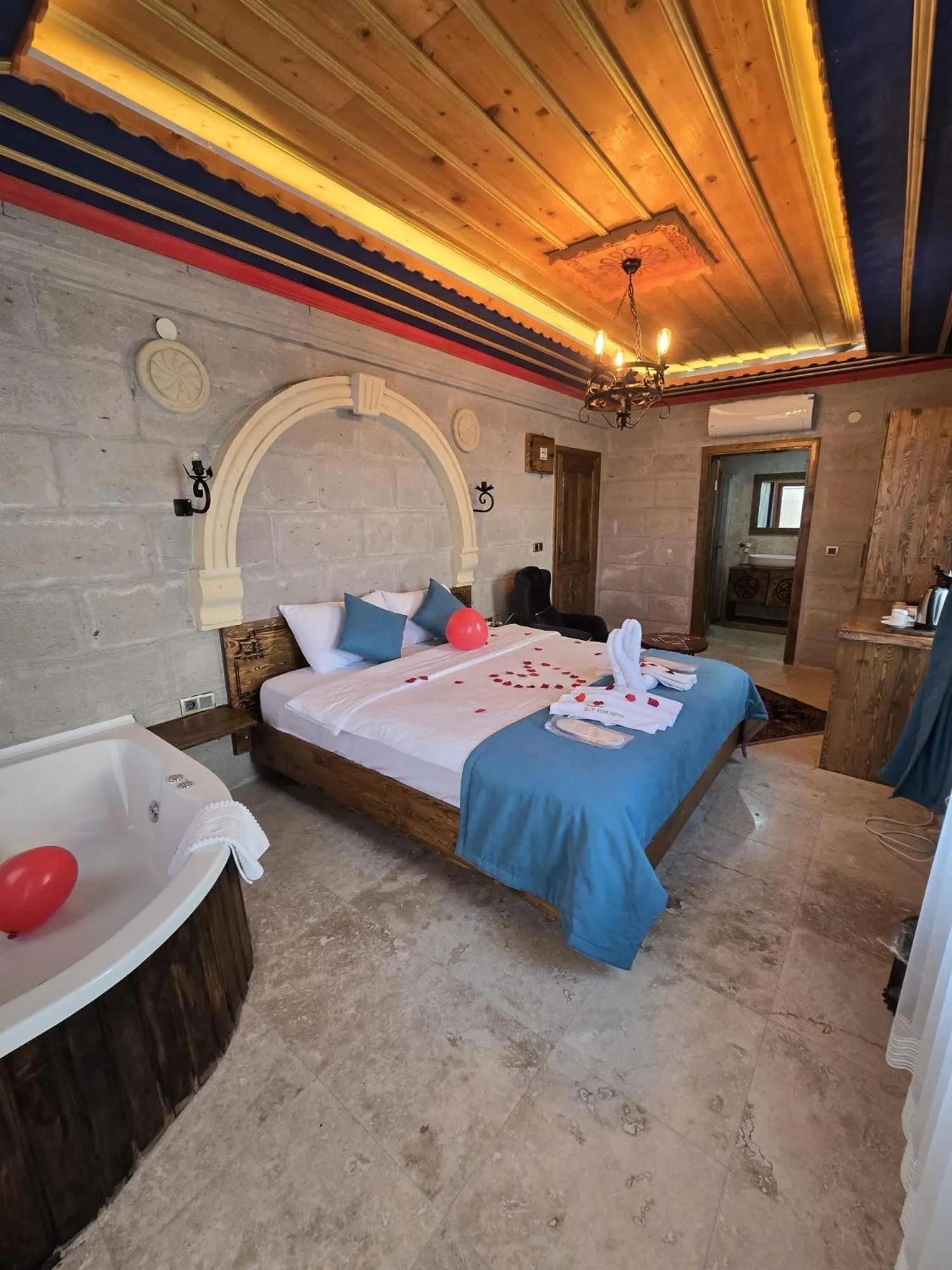 Bed in Elite Rose Cappadocia