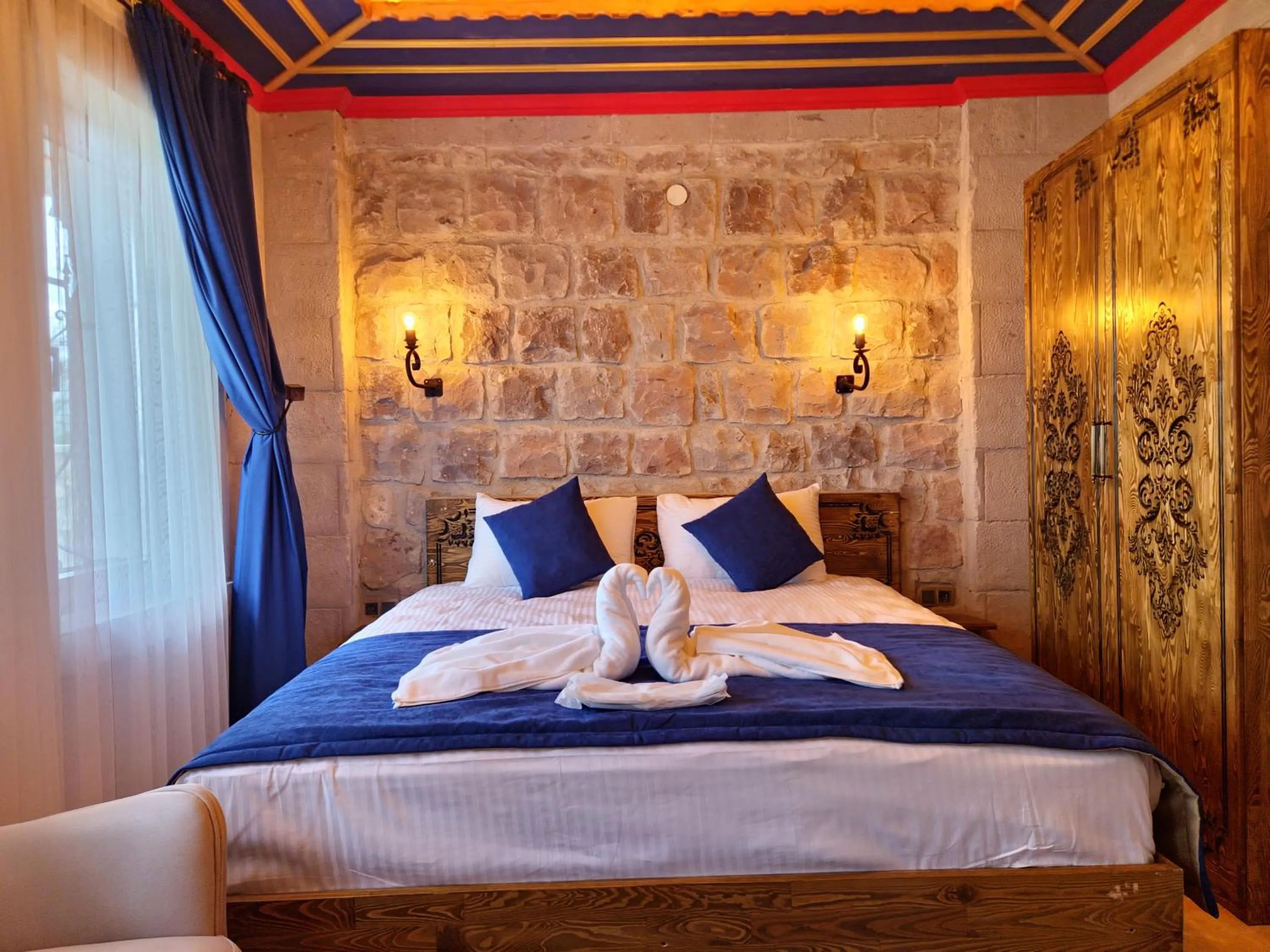 Bed in Elite Rose Cappadocia