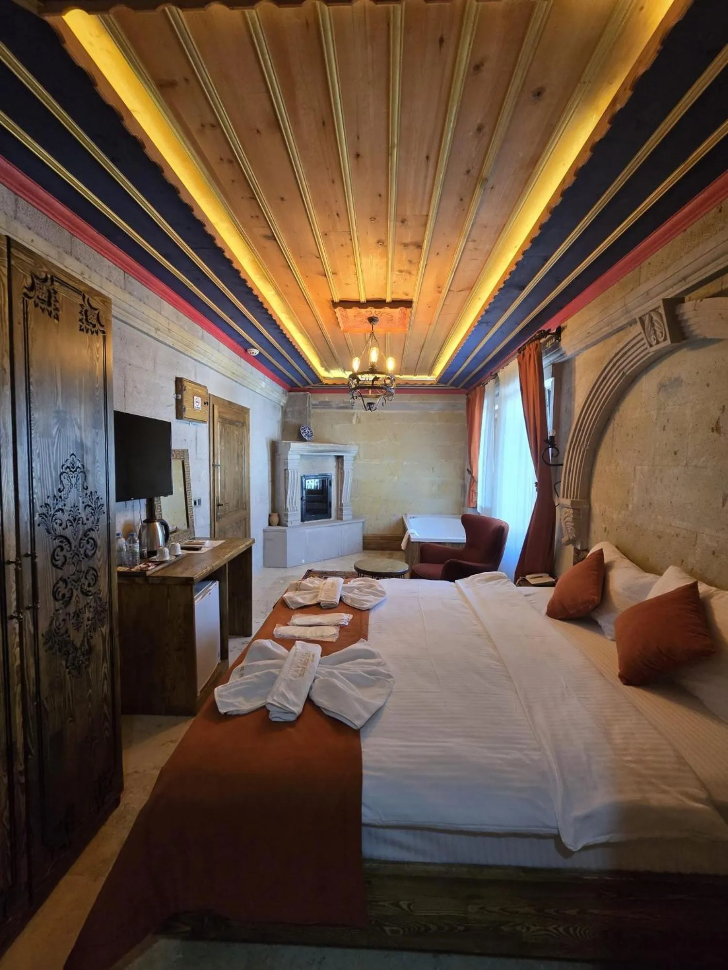 Bed in Elite Rose Cappadocia
