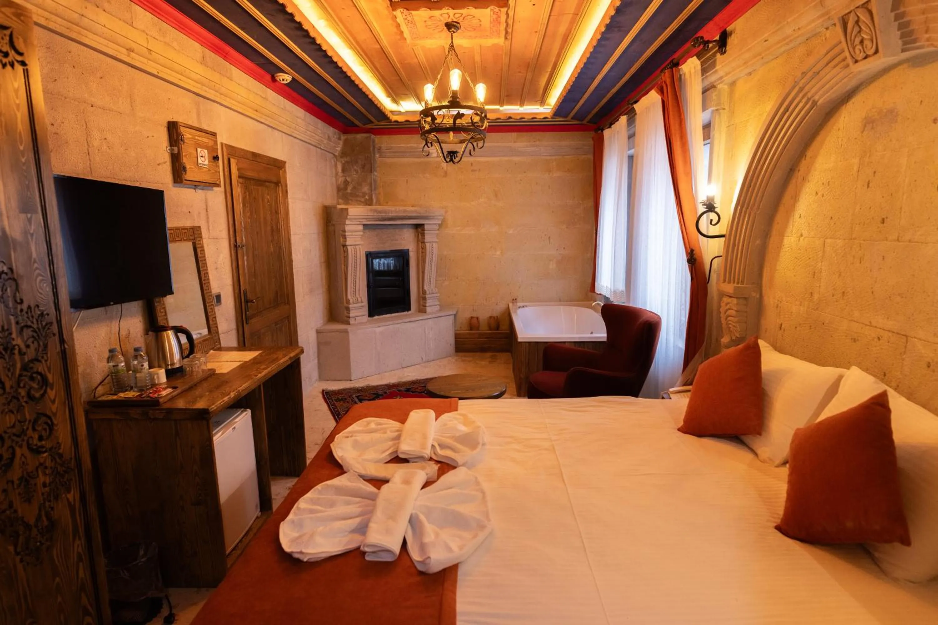 Bed in Elite Rose Cappadocia