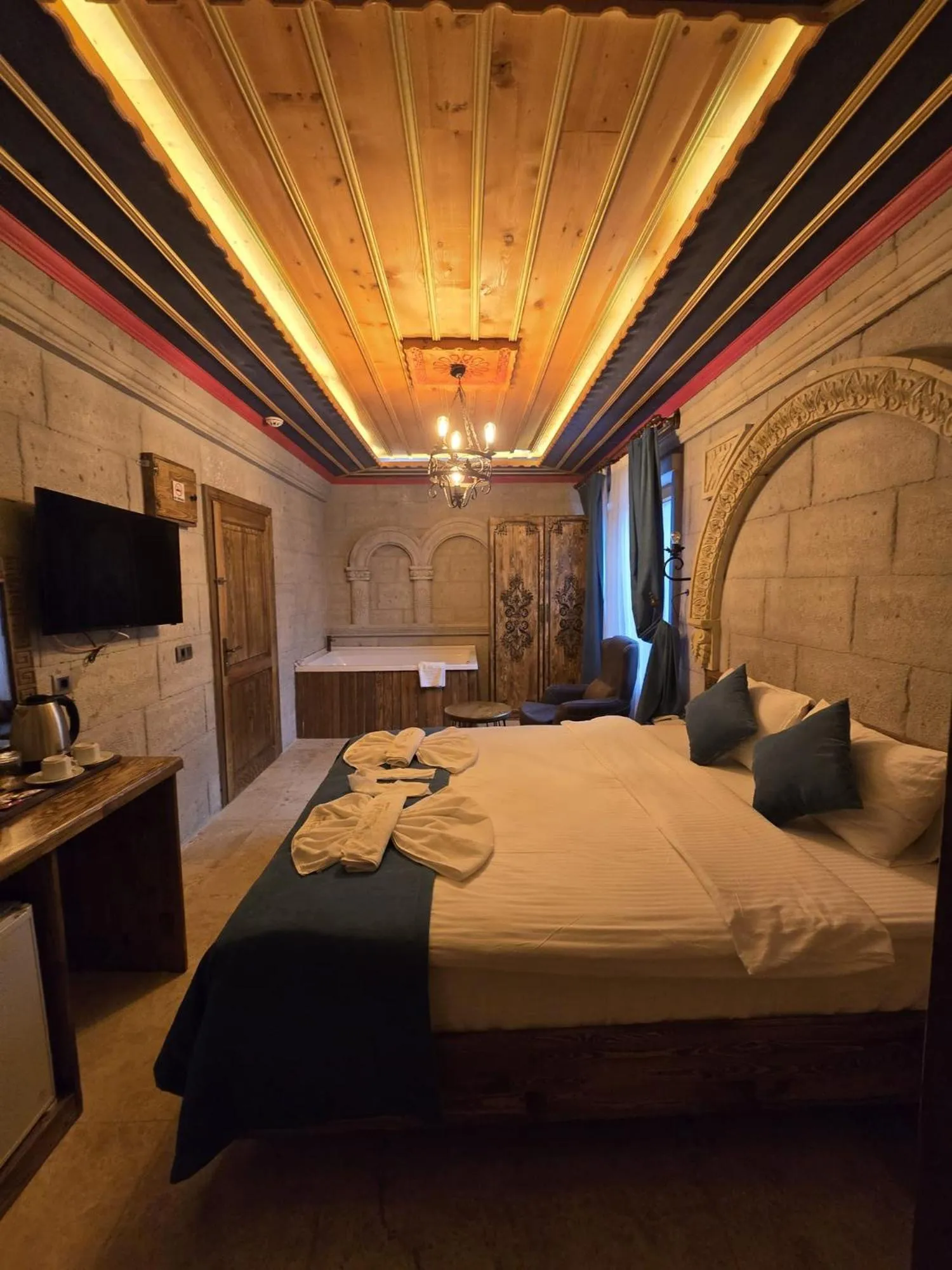 Bed in Elite Rose Cappadocia