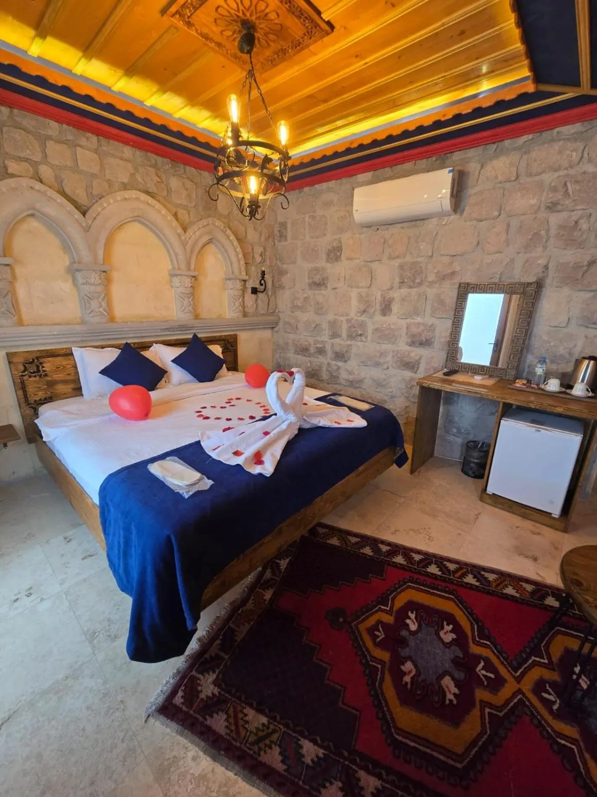 Bed in Elite Rose Cappadocia