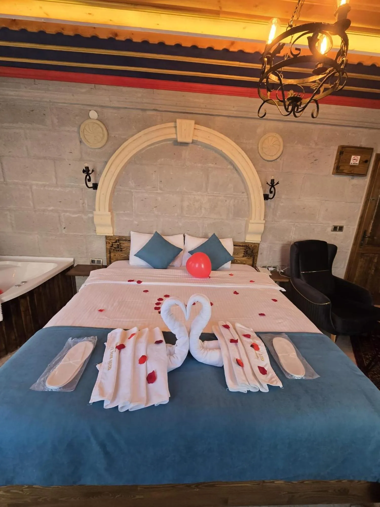 Bed in Elite Rose Cappadocia