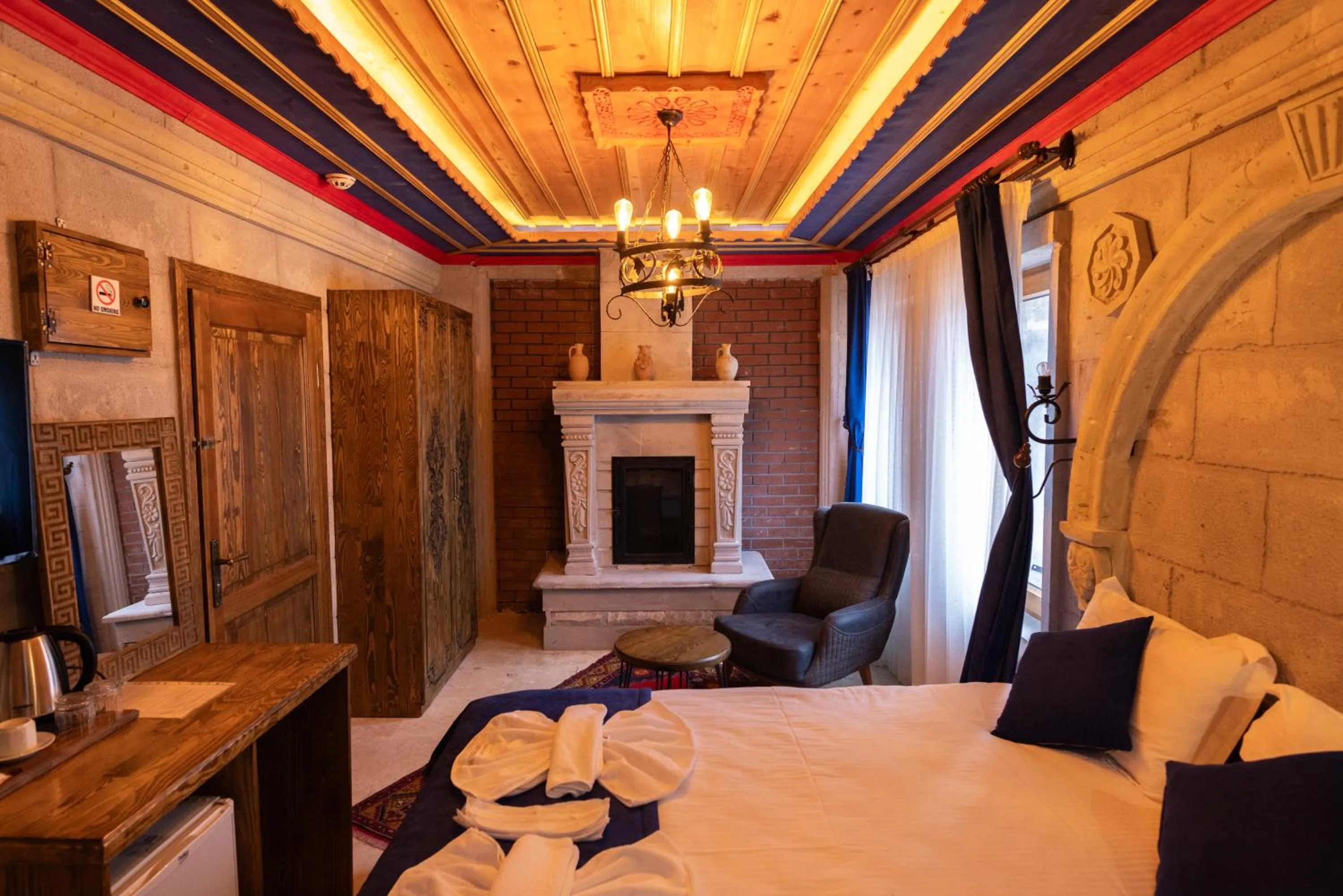 Bed in Elite Rose Cappadocia