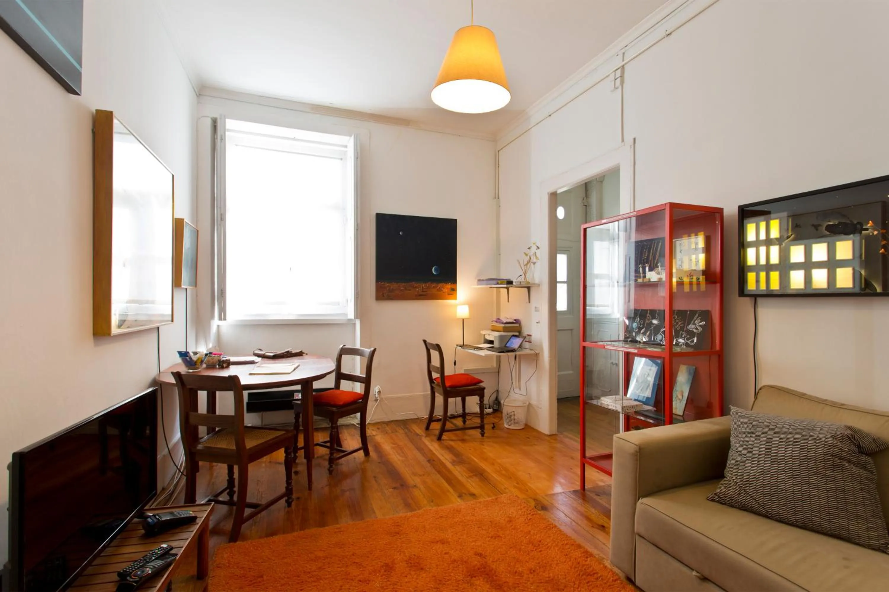 Living room in Hostel Alegria