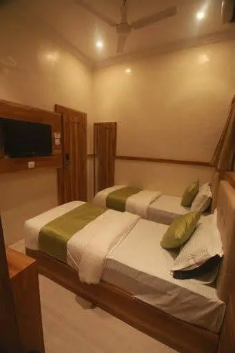 Bed in Hotel Al Madina palace