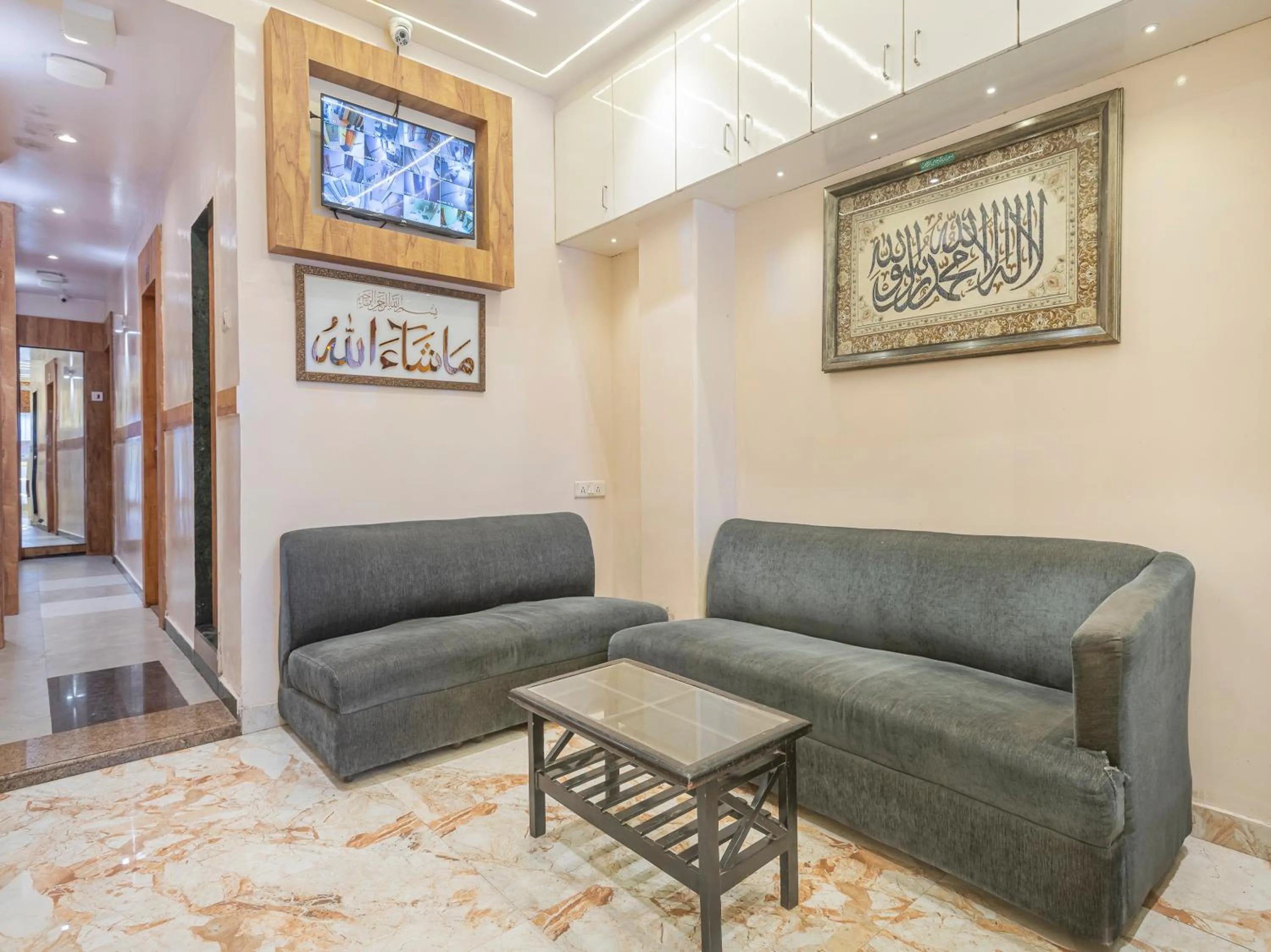 Seating area in Hotel Al Madina palace