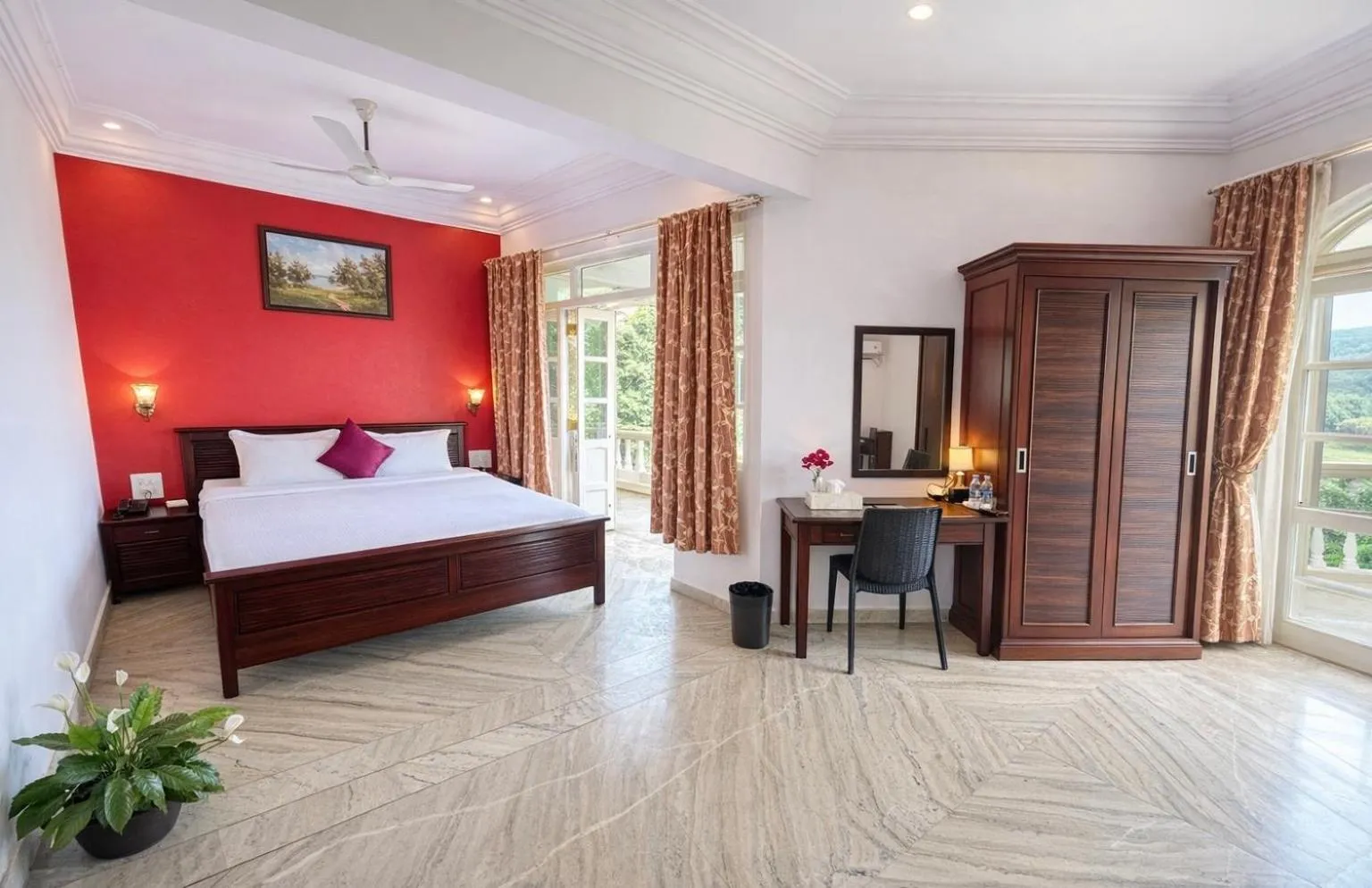 Bedroom, Bed in Praia Da Oura Boutique Resort ,Goa