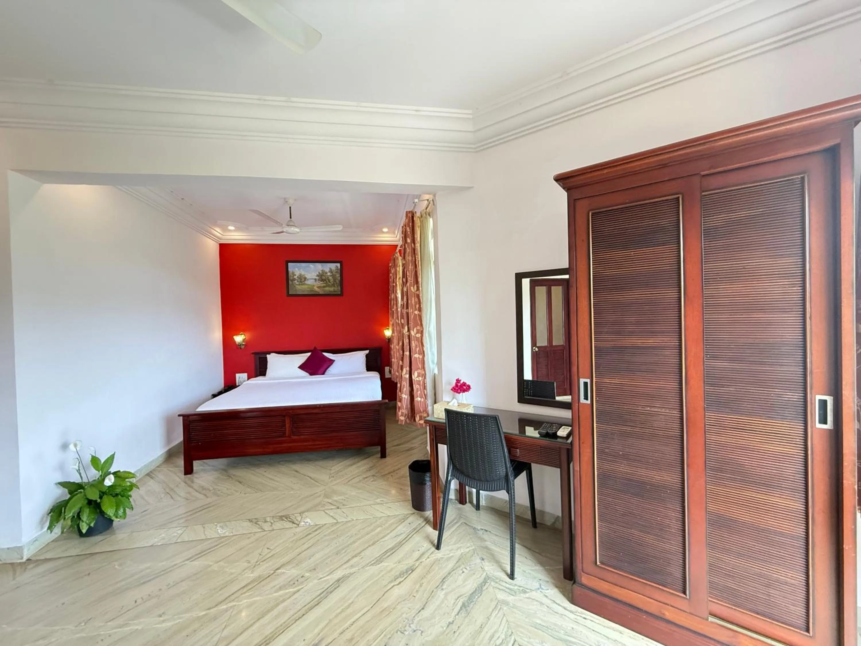 Bedroom, Bed in Praia Da Oura Boutique Resort ,Goa