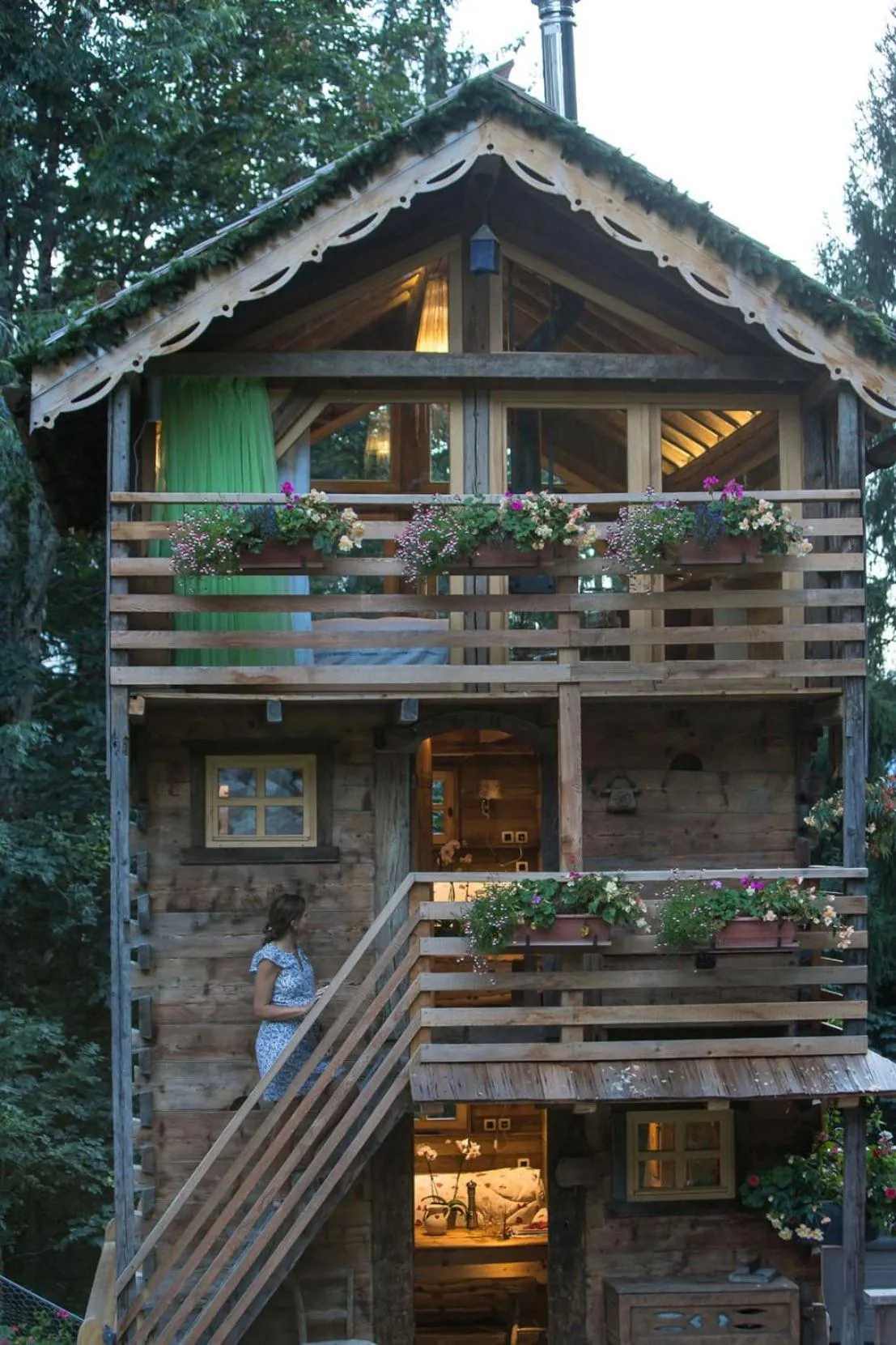 Natural landscape in Hôtel Les Chalets de Philippe avec Jacuzzis Privatifs