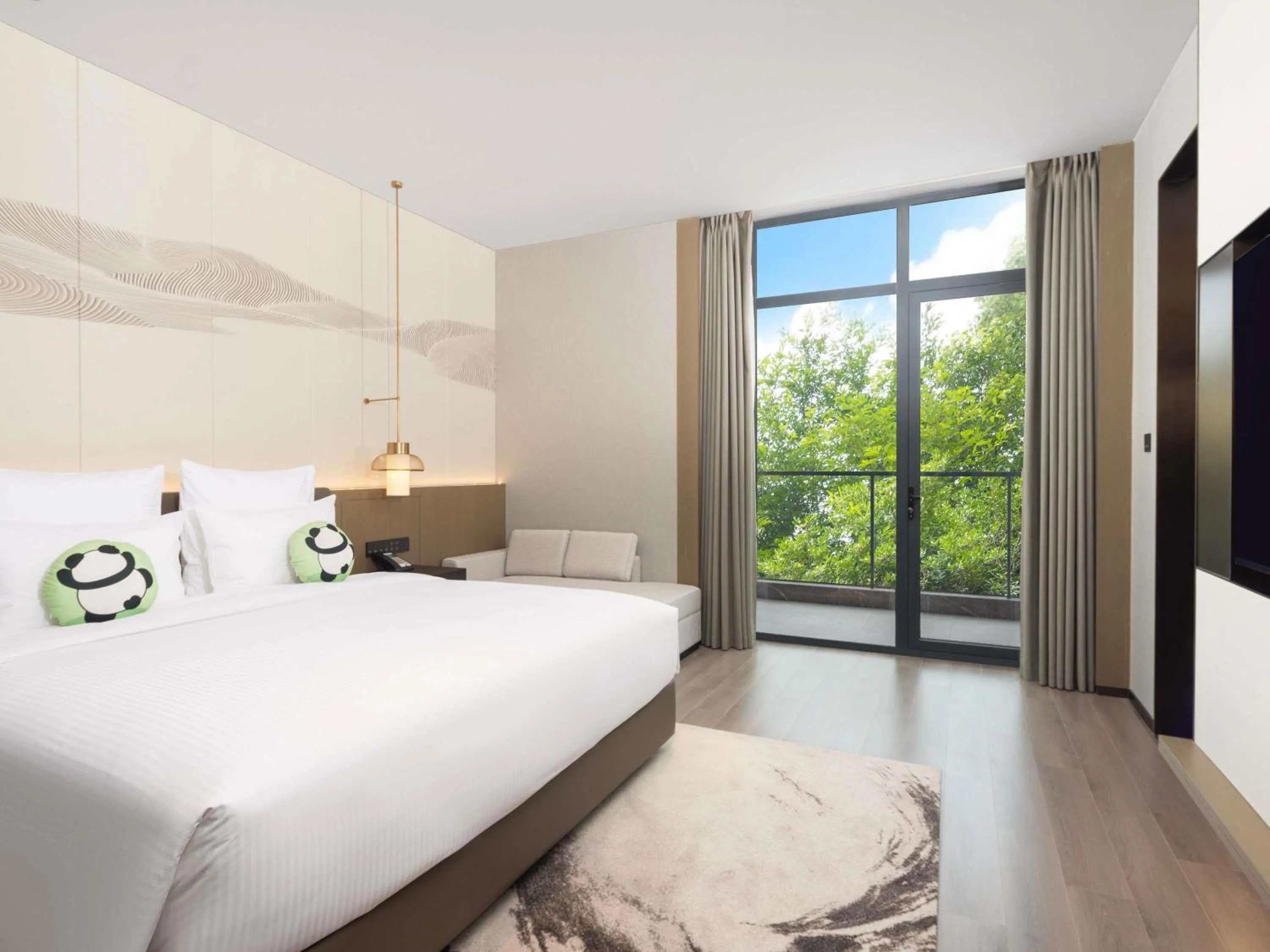 Bedroom, Bed in Pullman Taizhou Shenxianju