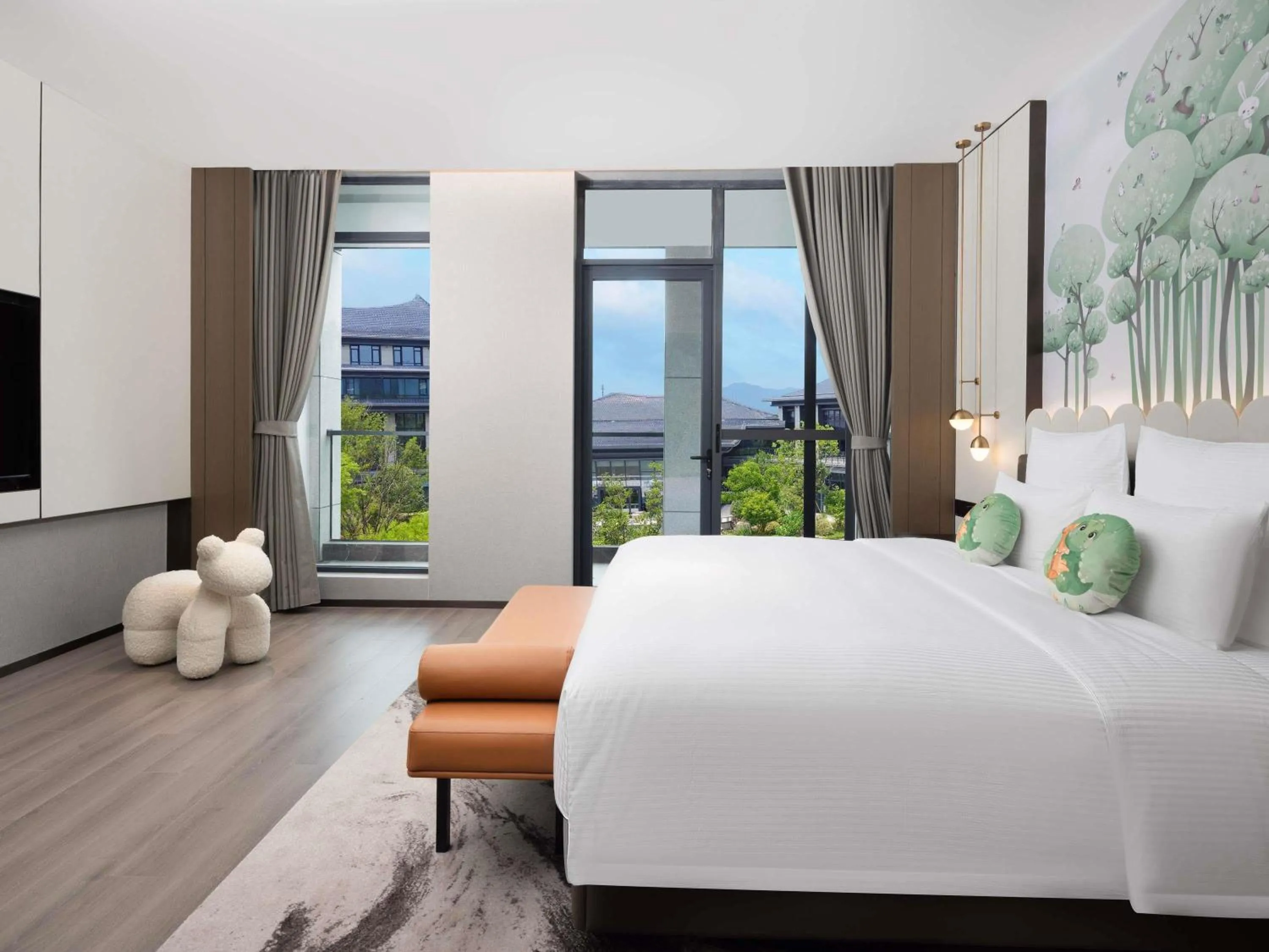 Bedroom, Bed in Pullman Taizhou Shenxianju