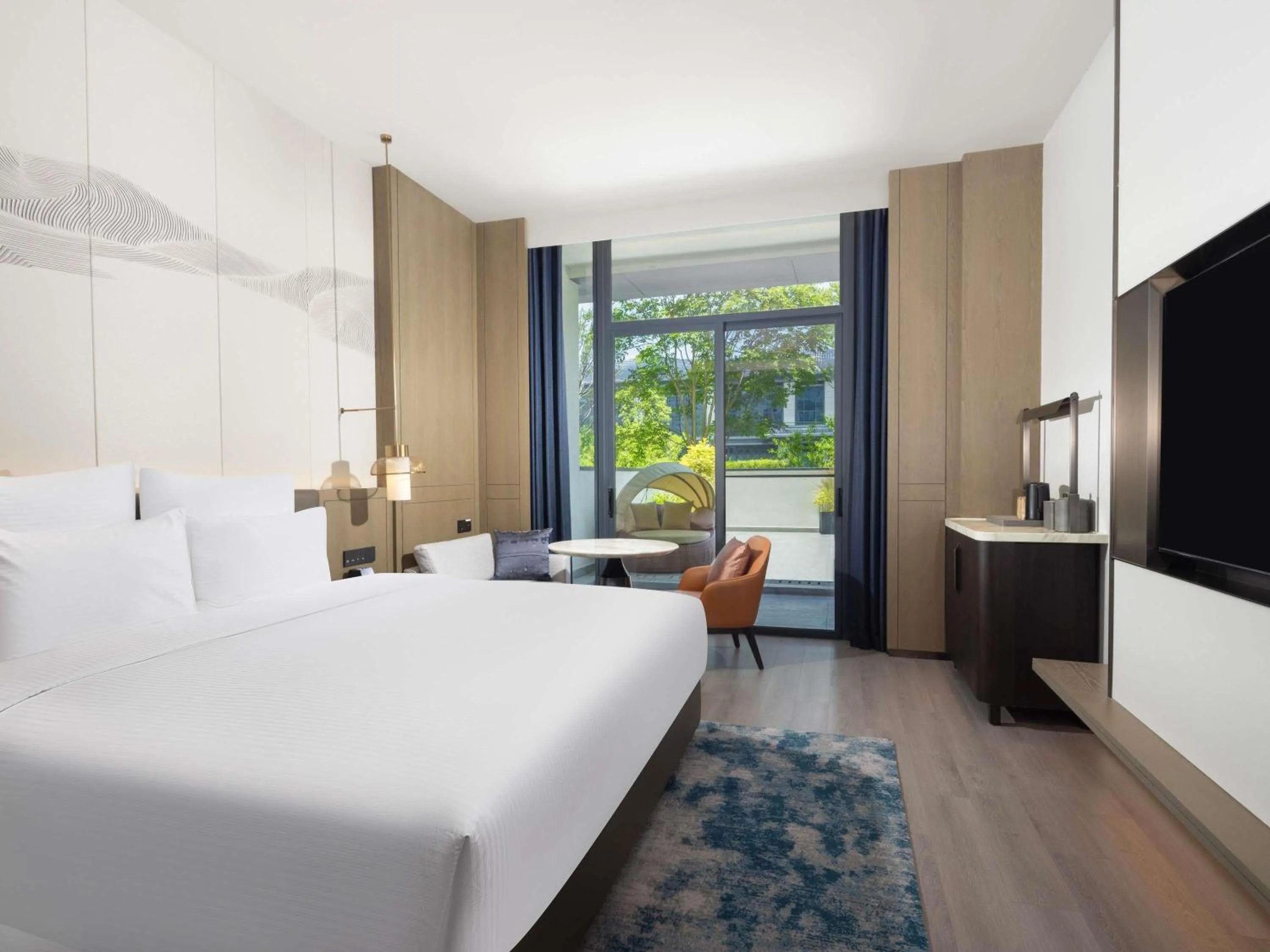 Bedroom, Bed in Pullman Taizhou Shenxianju