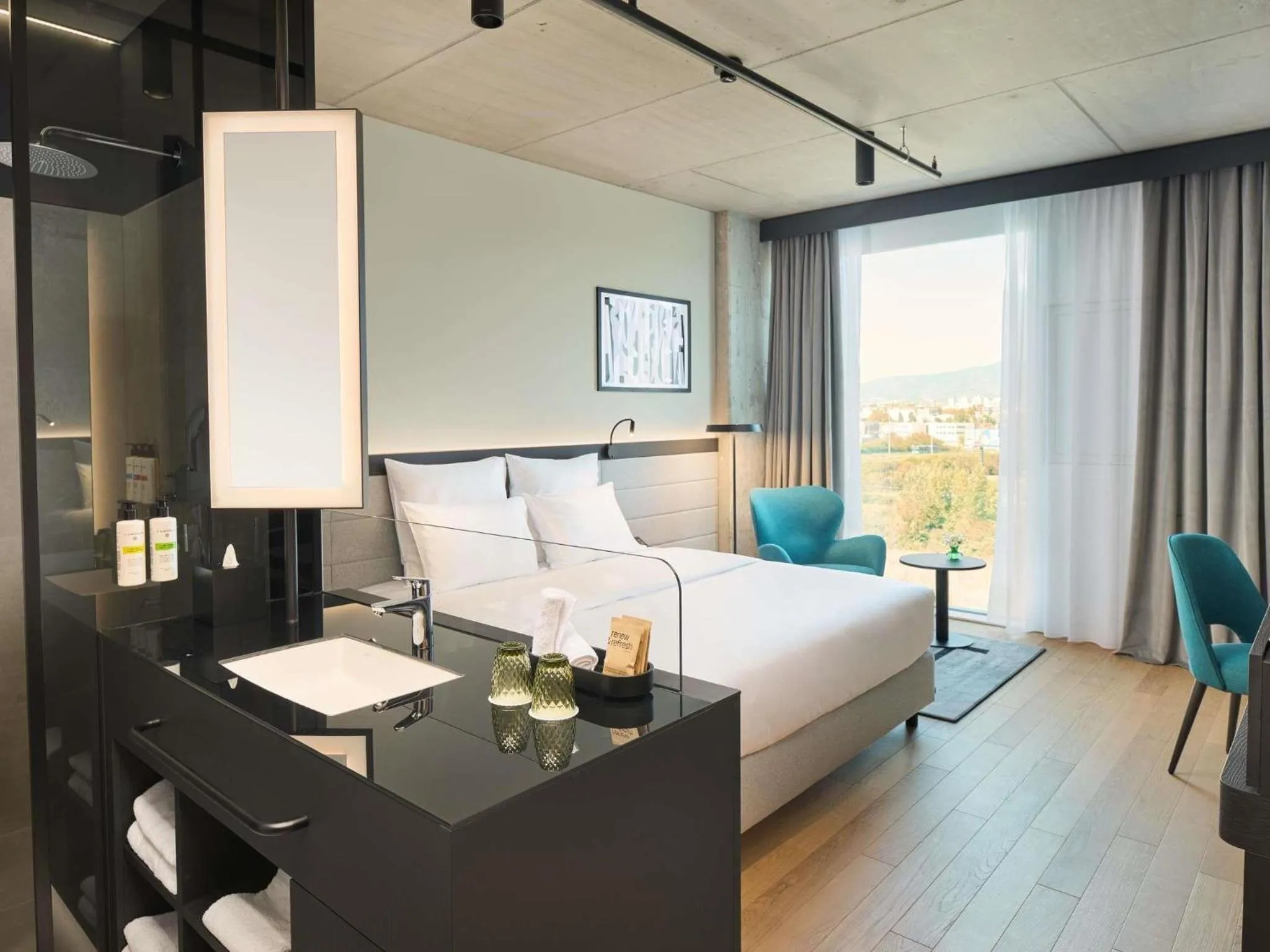 Bedroom, Bed in Pullman Zagreb