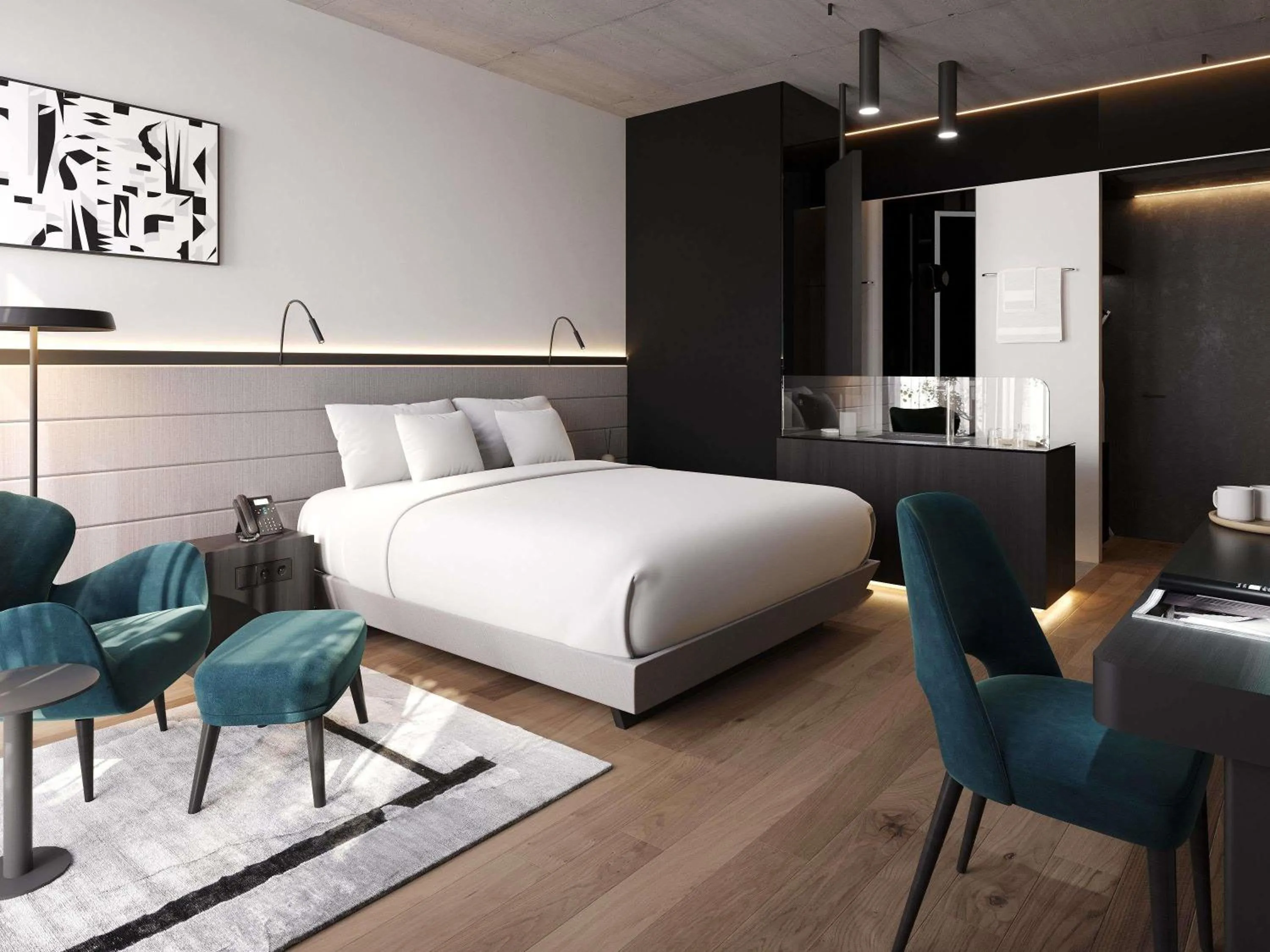 Bedroom, Bed in Pullman Zagreb