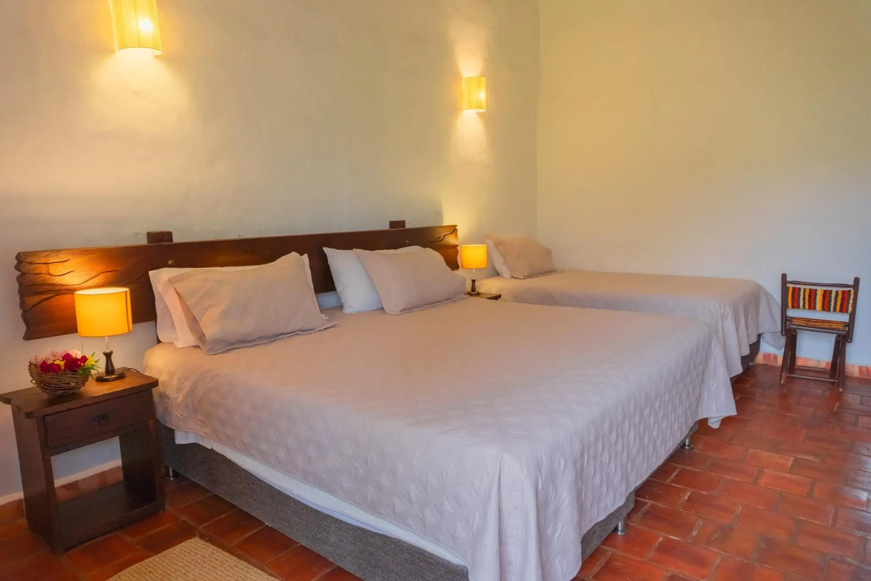 Triple Room with Mountain View in Hotel Hacienda Macedonia Triple Room with Mountain View in Hotel Hacienda Macedonia