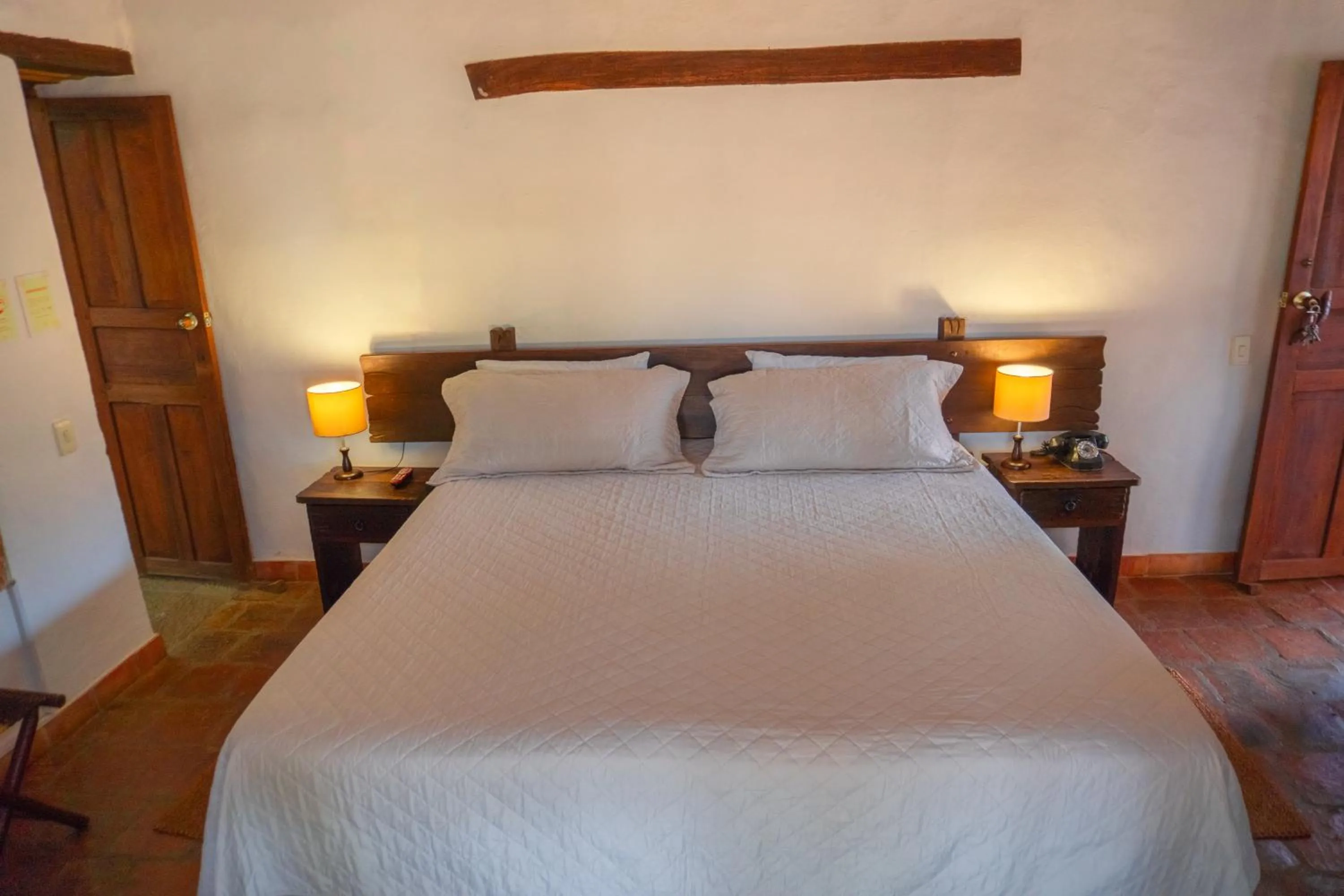 Bed in Hotel Hacienda Macedonia
