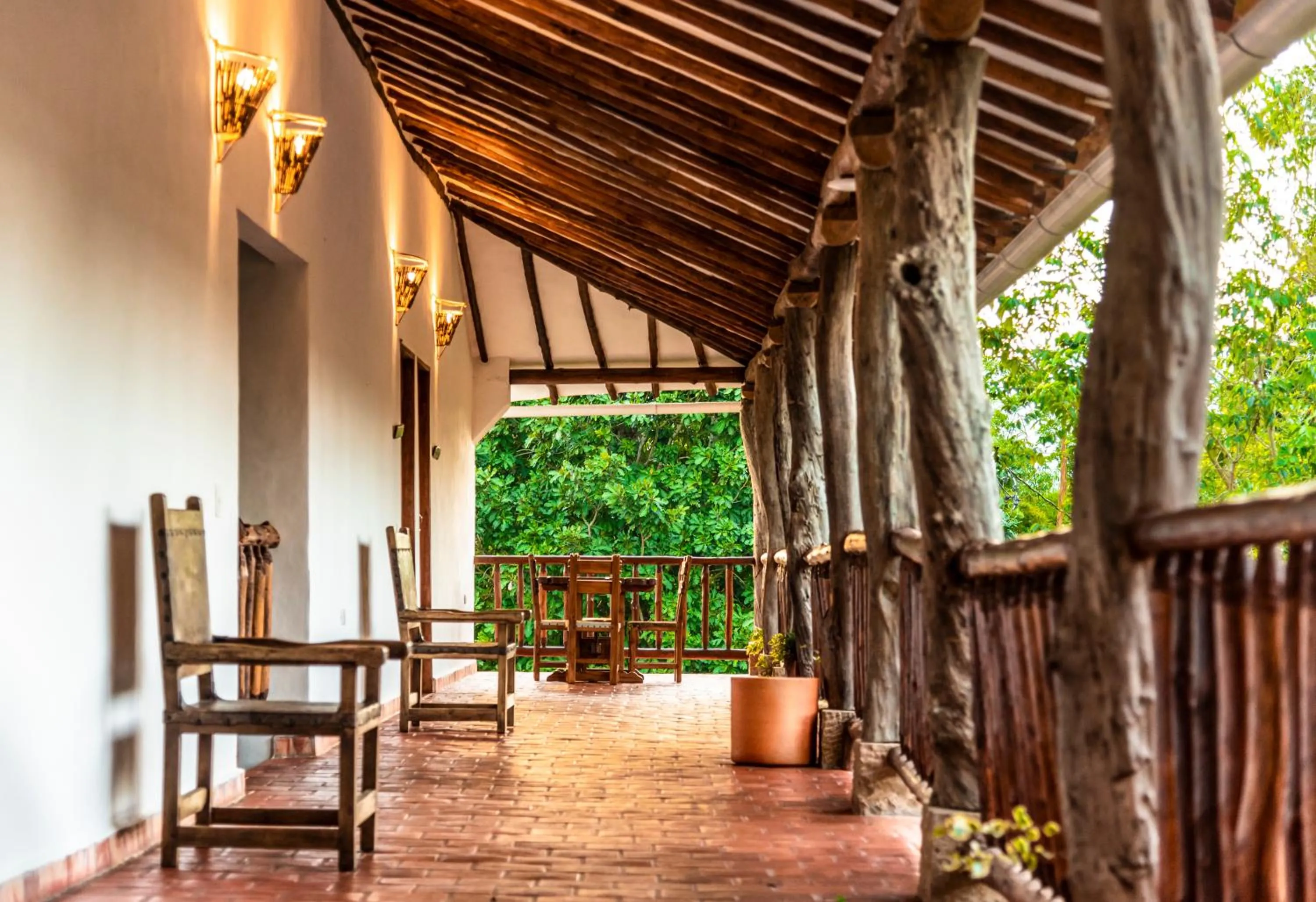 Balcony/Terrace in Hotel Hacienda Macedonia