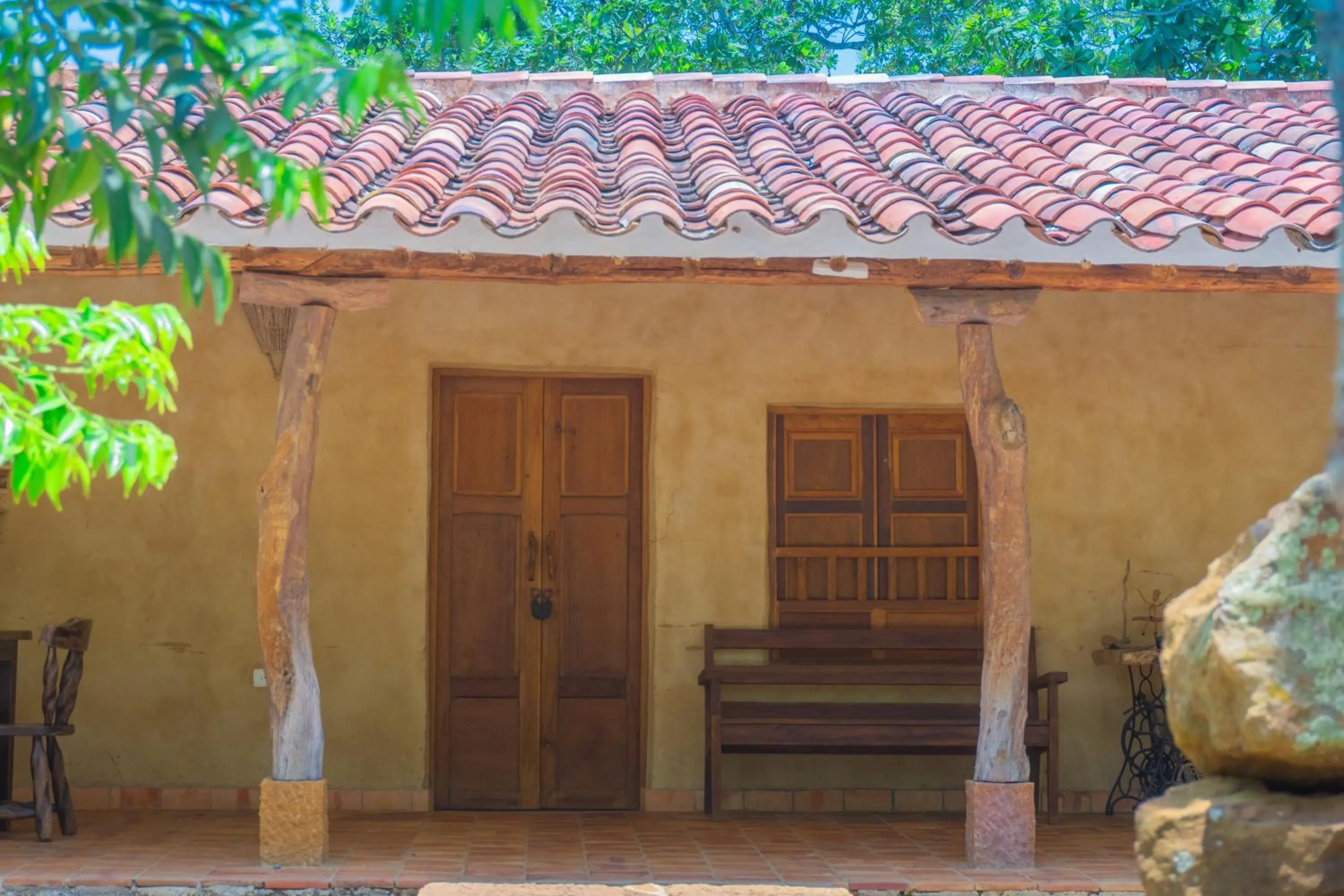 Facade/entrance in Hotel Hacienda Macedonia