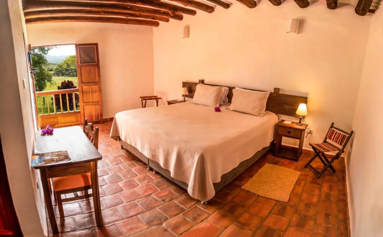 Bed in Hotel Hacienda Macedonia