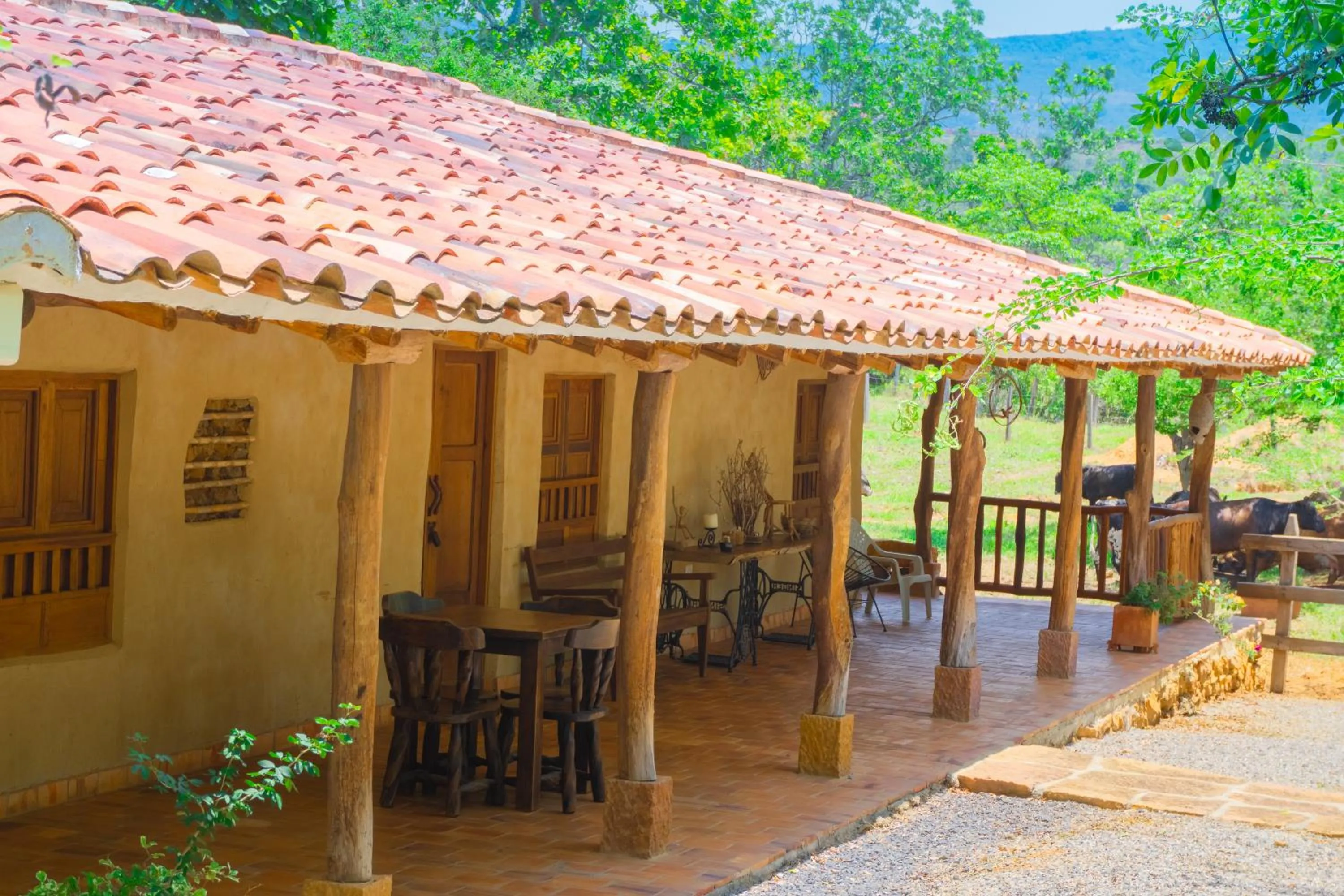 Facade/entrance in Hotel Hacienda Macedonia