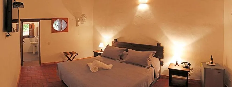 Bed in Hotel Hacienda Macedonia