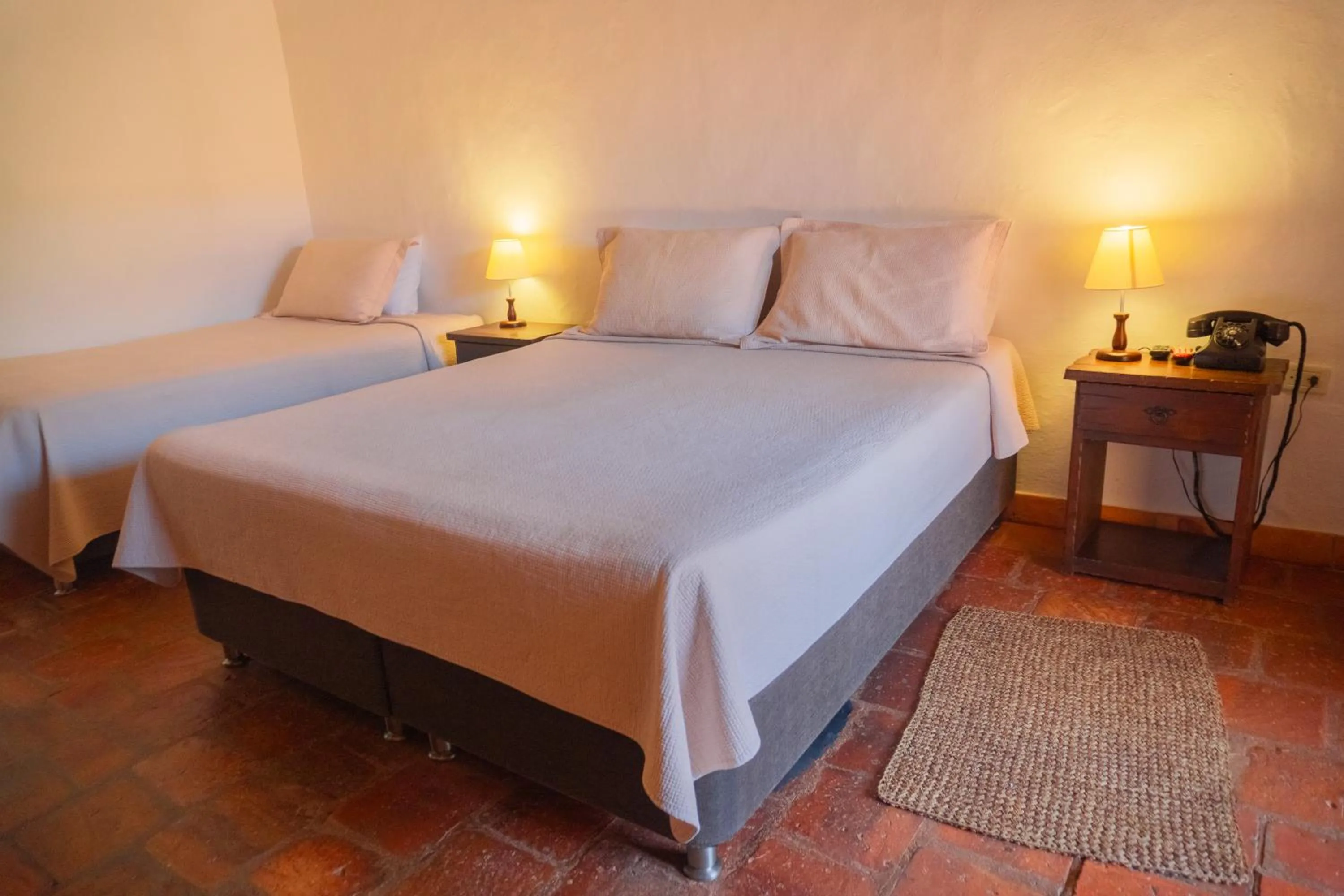 Bed in Hotel Hacienda Macedonia