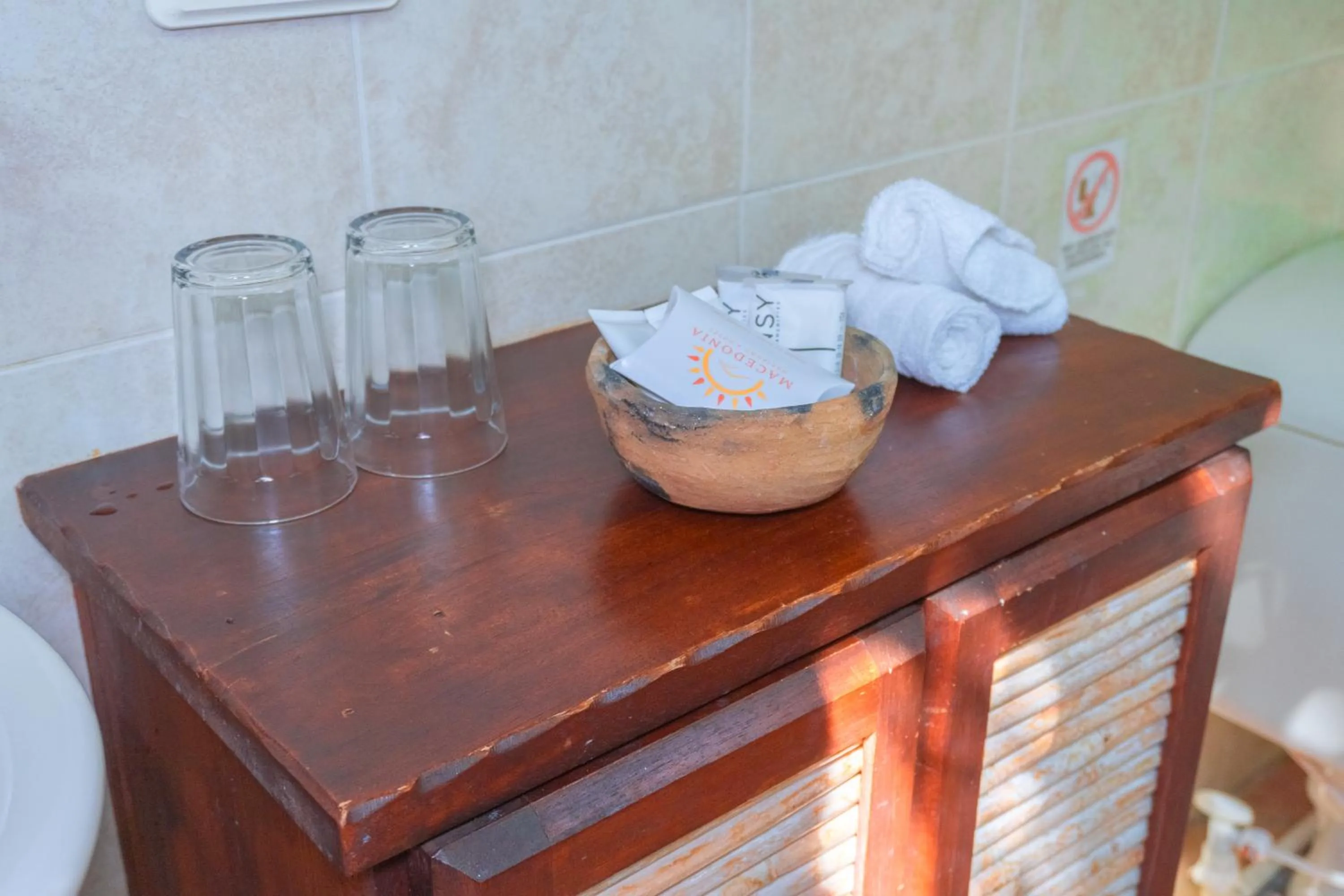 Bathroom in Hotel Hacienda Macedonia