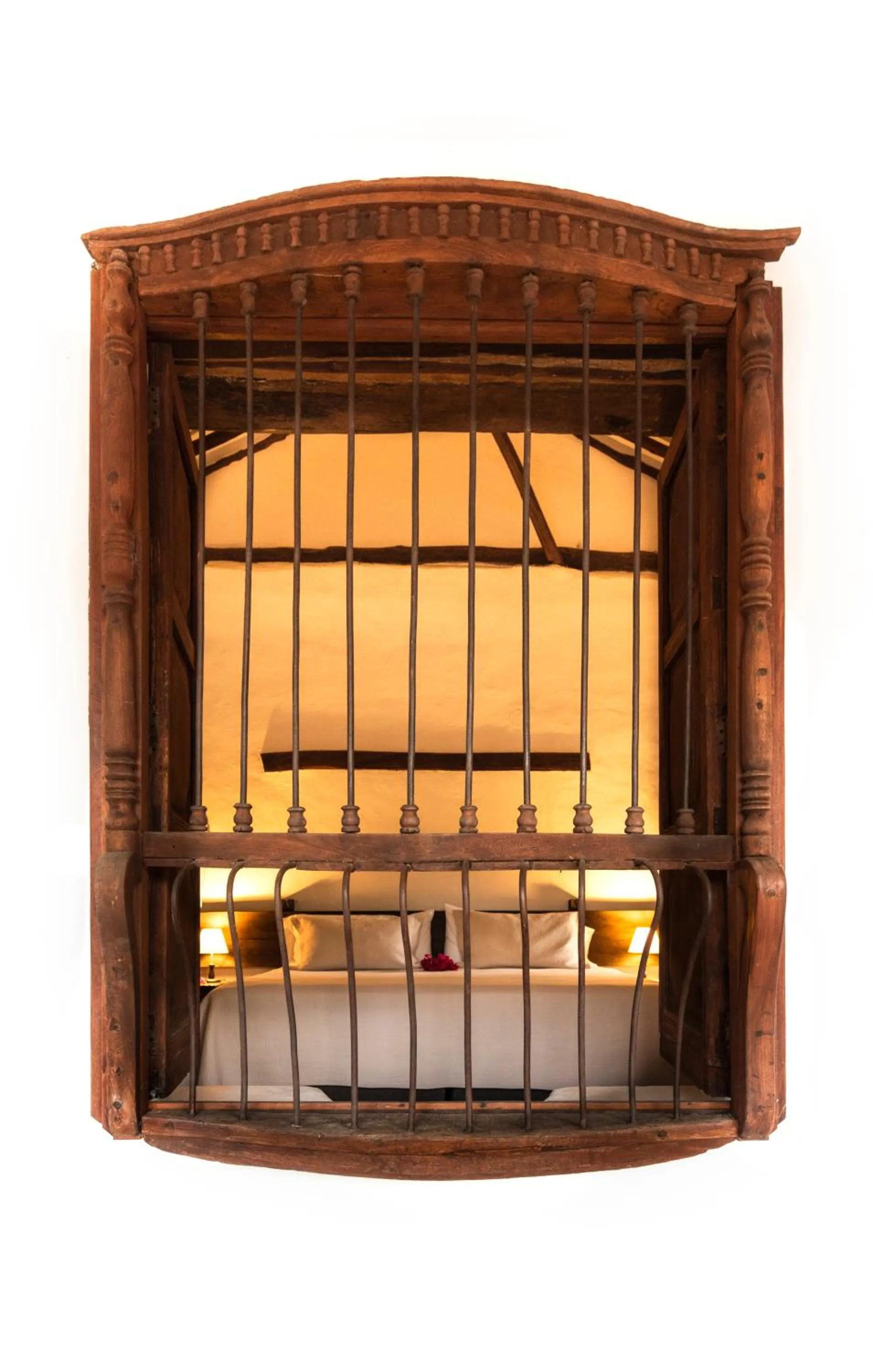 Bed in Hotel Hacienda Macedonia