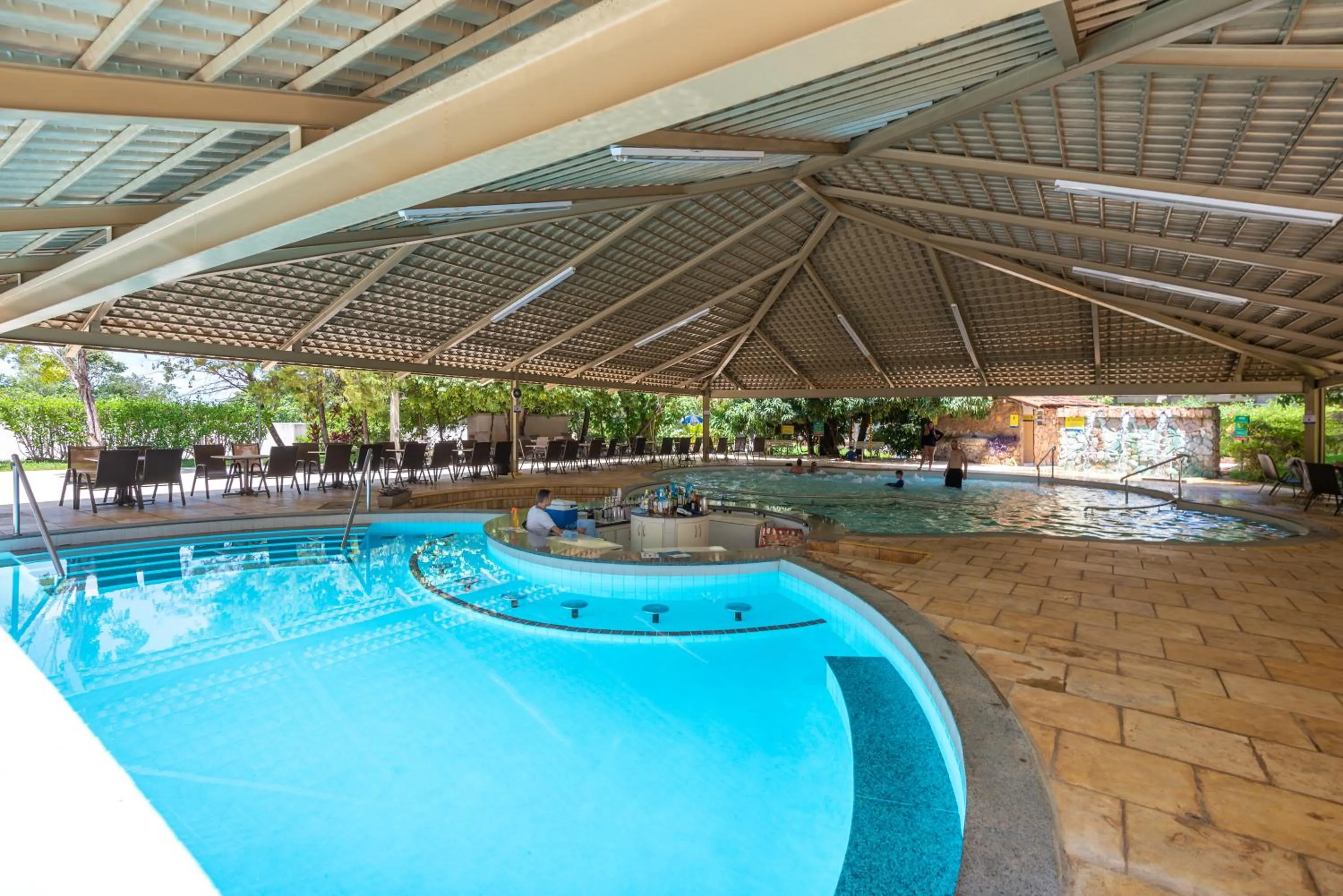 Swimming pool in diRoma Thermas direto com o Grupo diRoma com acesso ao Acqua Park e Café da manhã