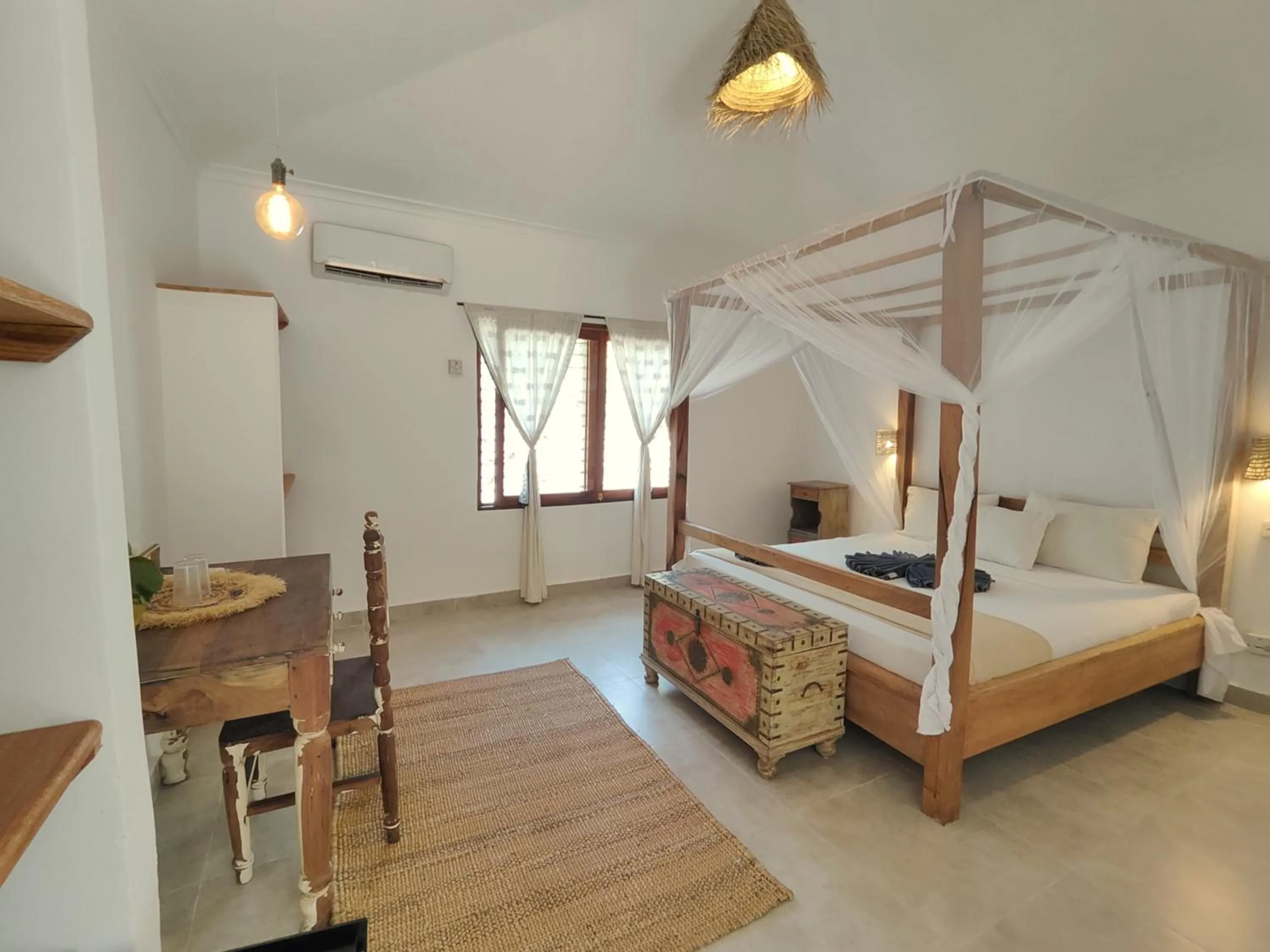 Bedroom, Bed in Paje By Night Bungalows