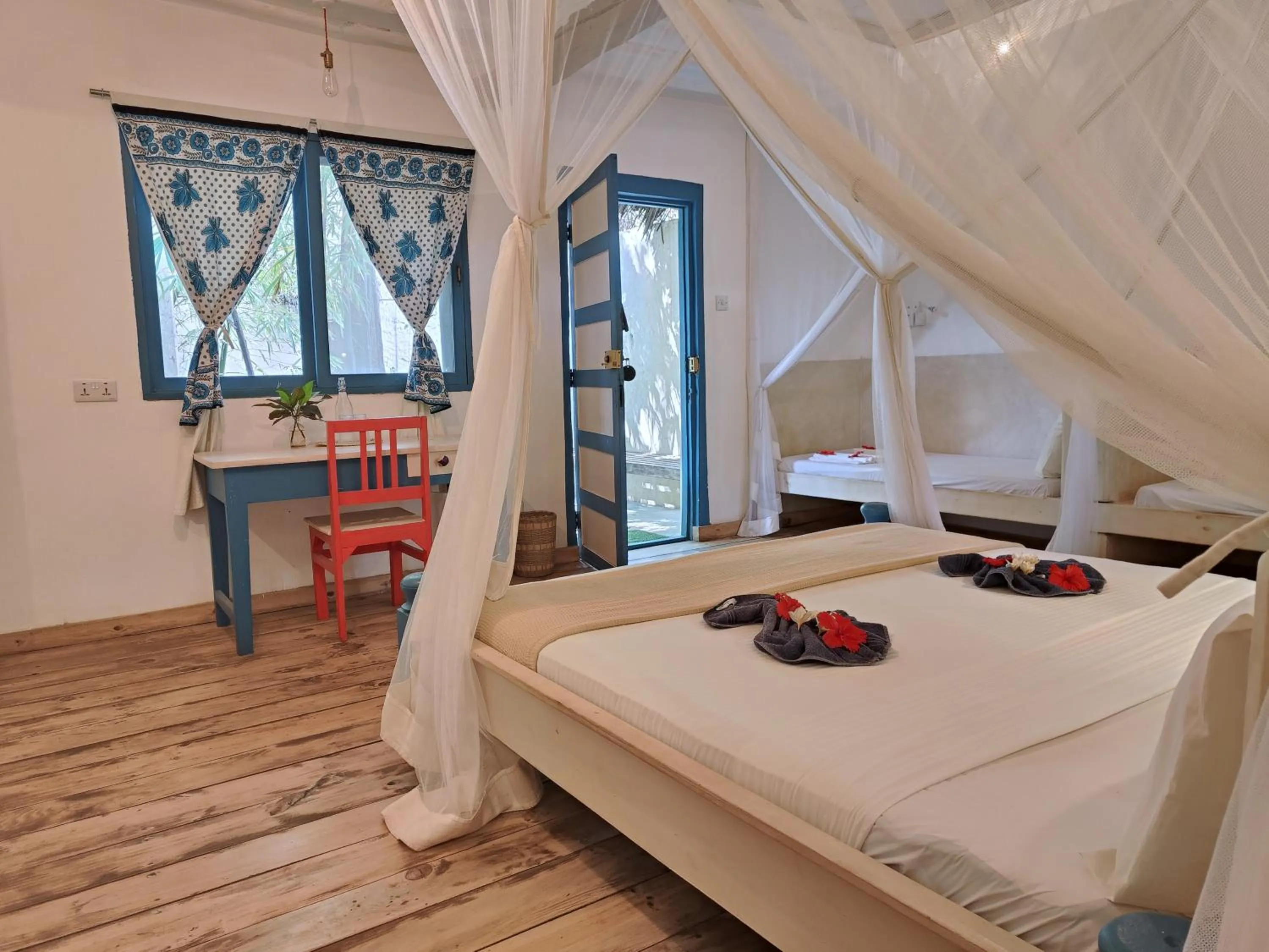 Photo of the whole room, Bed in Paje By Night Bungalows
