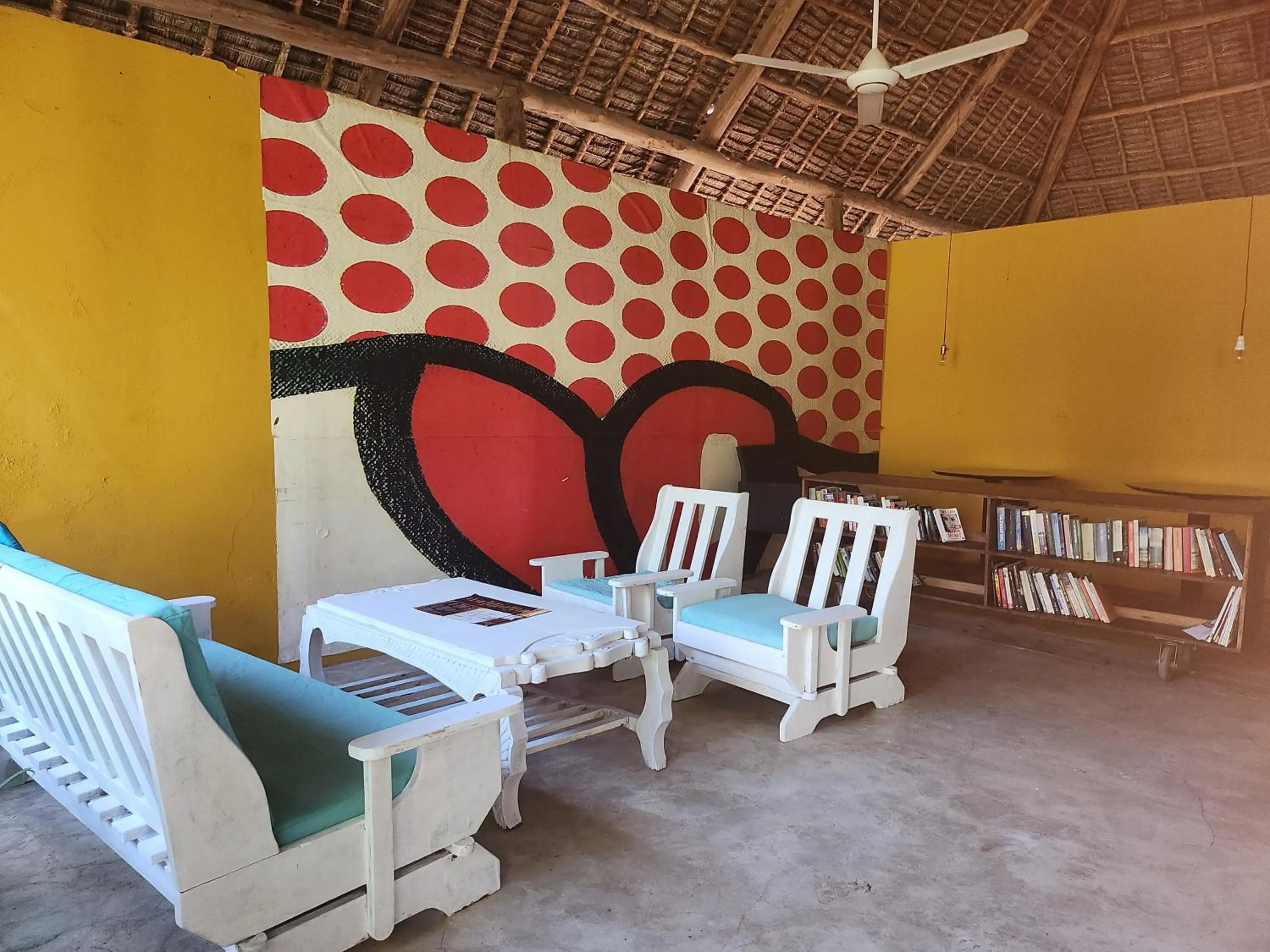 Seating area in Paje By Night Bungalows