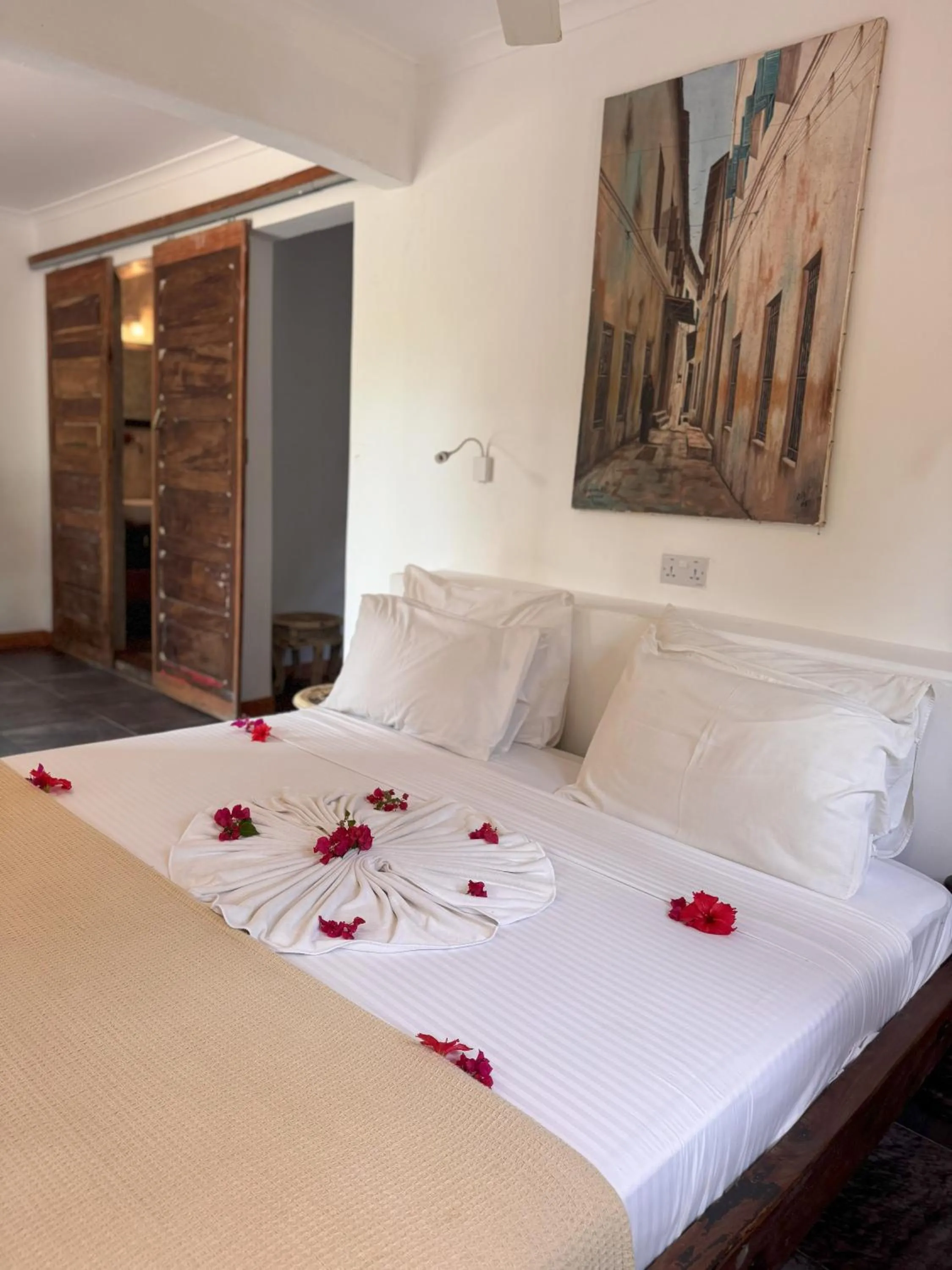 Bedroom, Bed in Paje By Night Bungalows