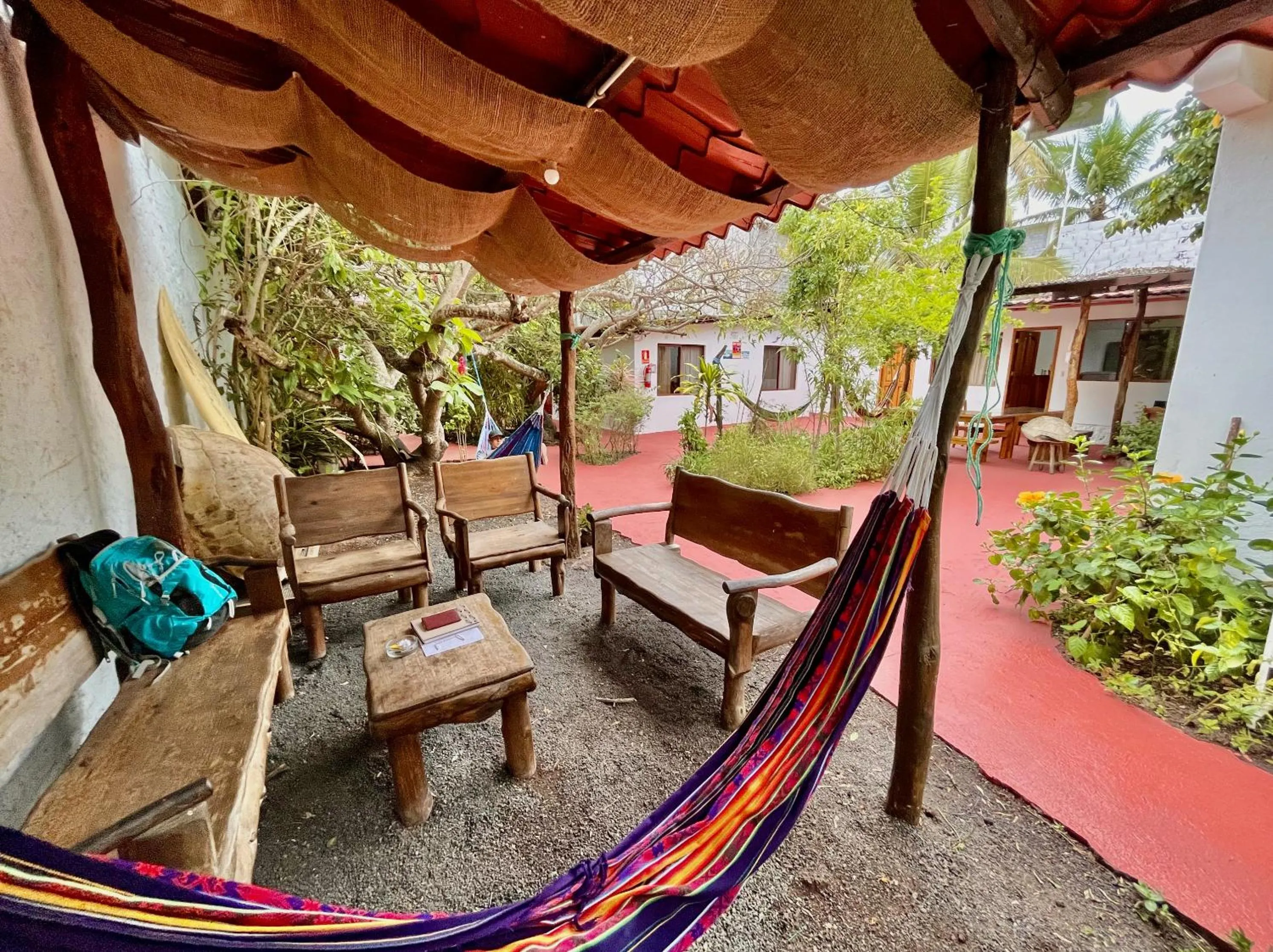 Garden in Hostal Vista al Mar