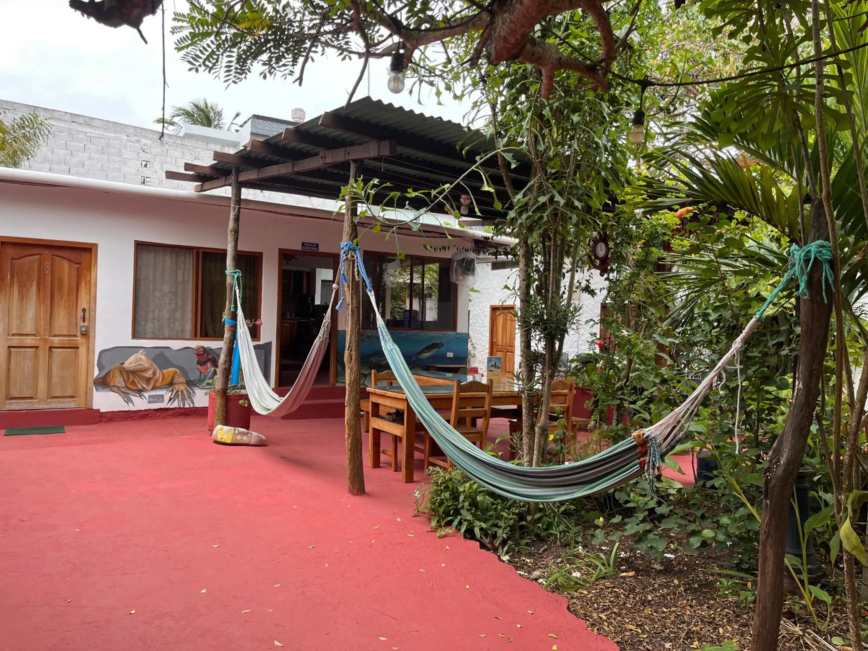 Patio in Hostal Vista al Mar
