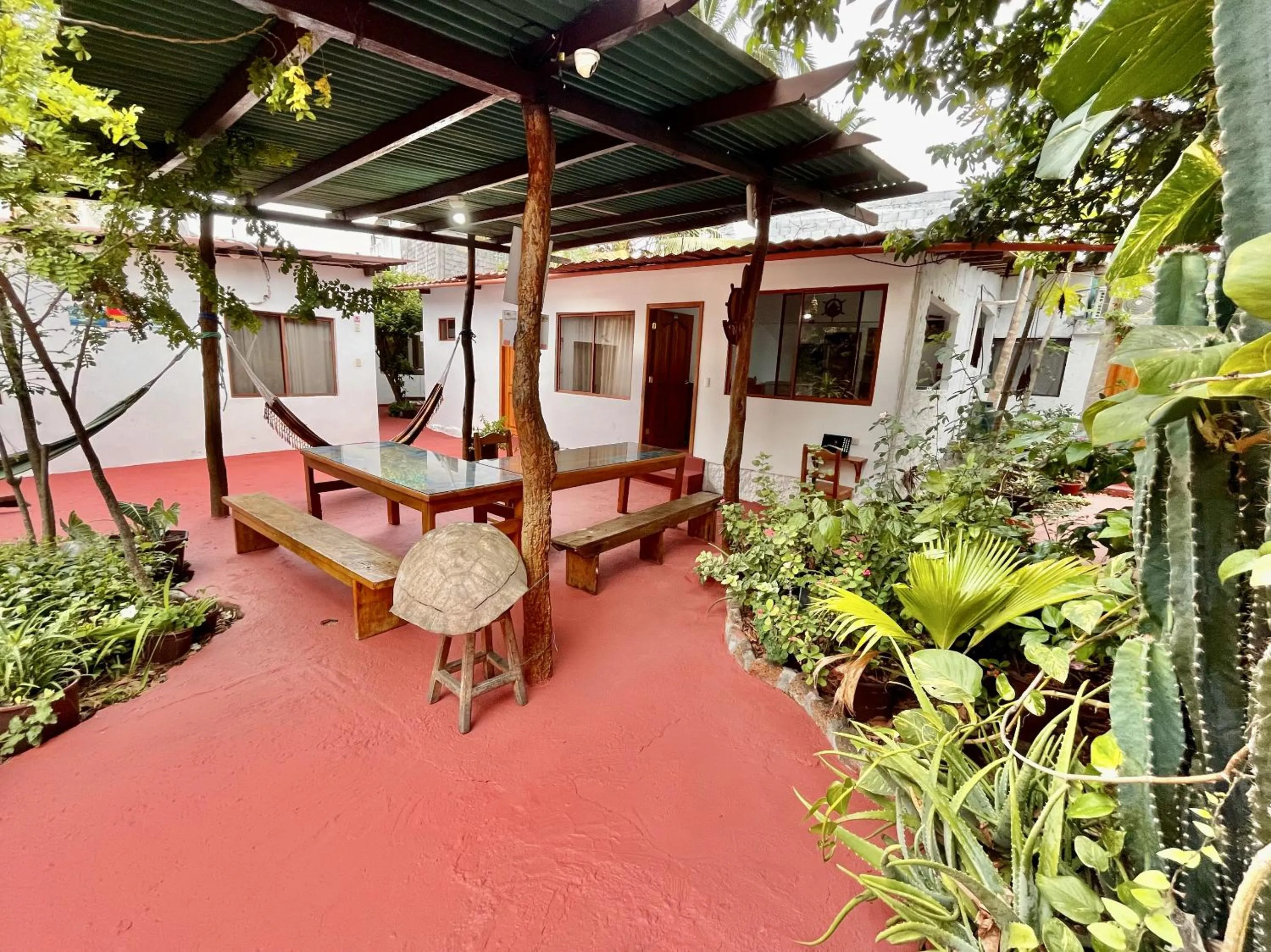 Patio in Hostal Vista al Mar