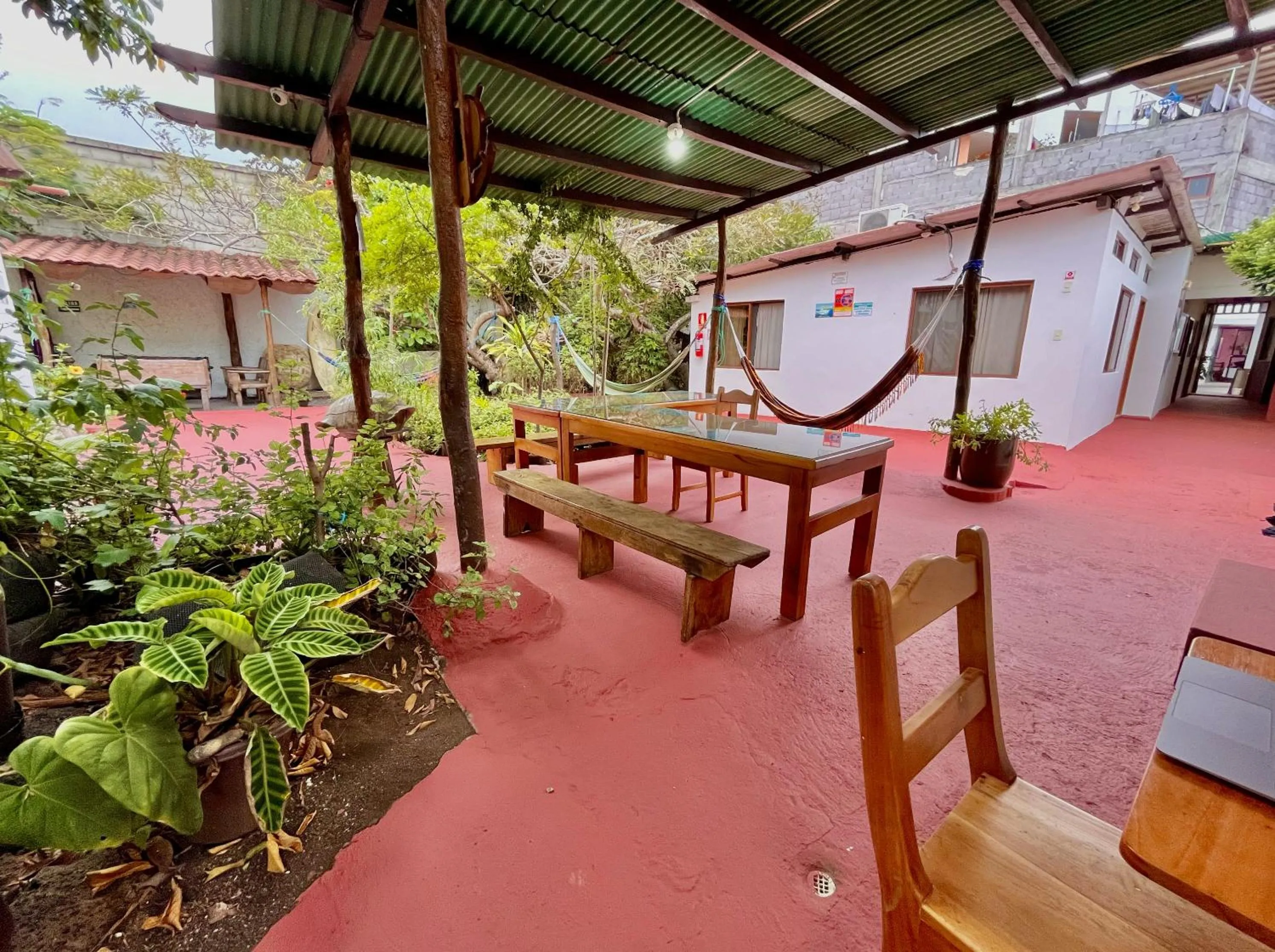 Patio in Hostal Vista al Mar