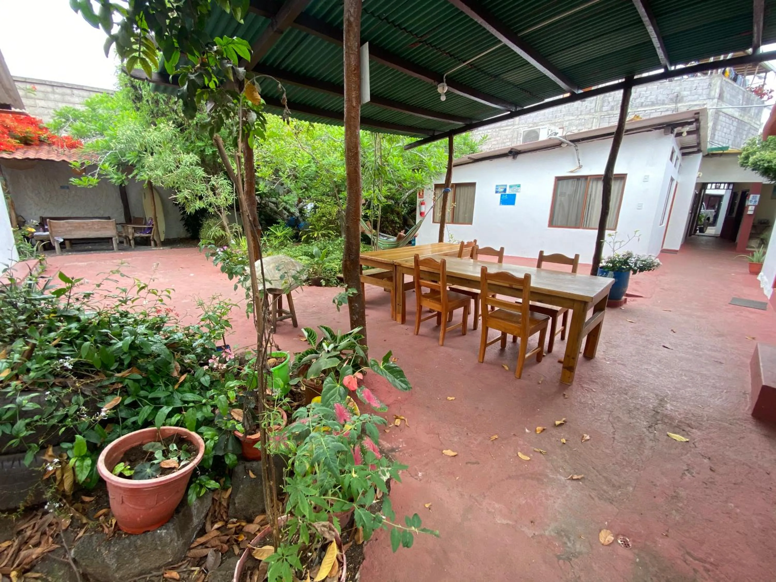 Patio in Hostal Vista al Mar