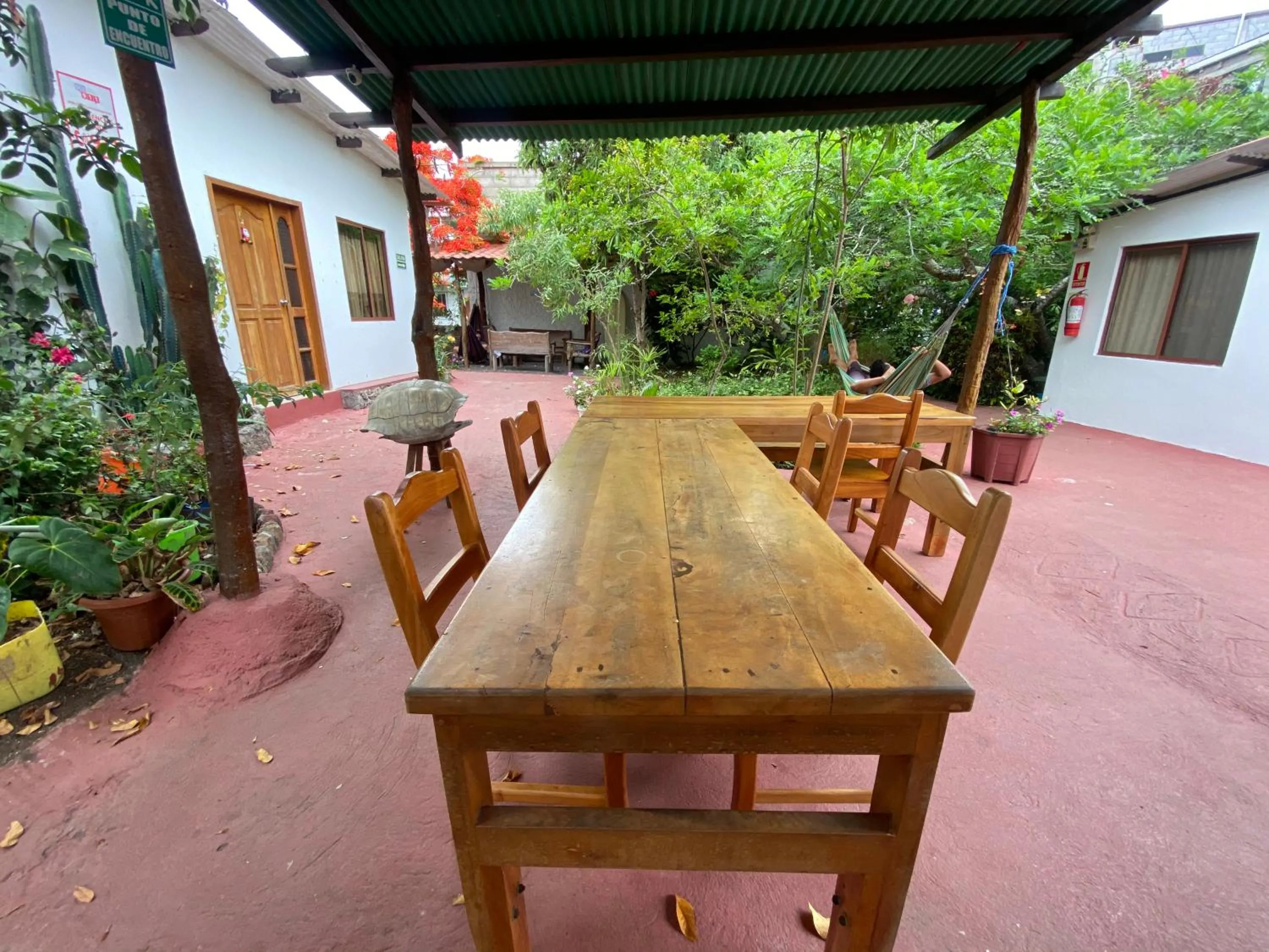 Patio in Hostal Vista al Mar
