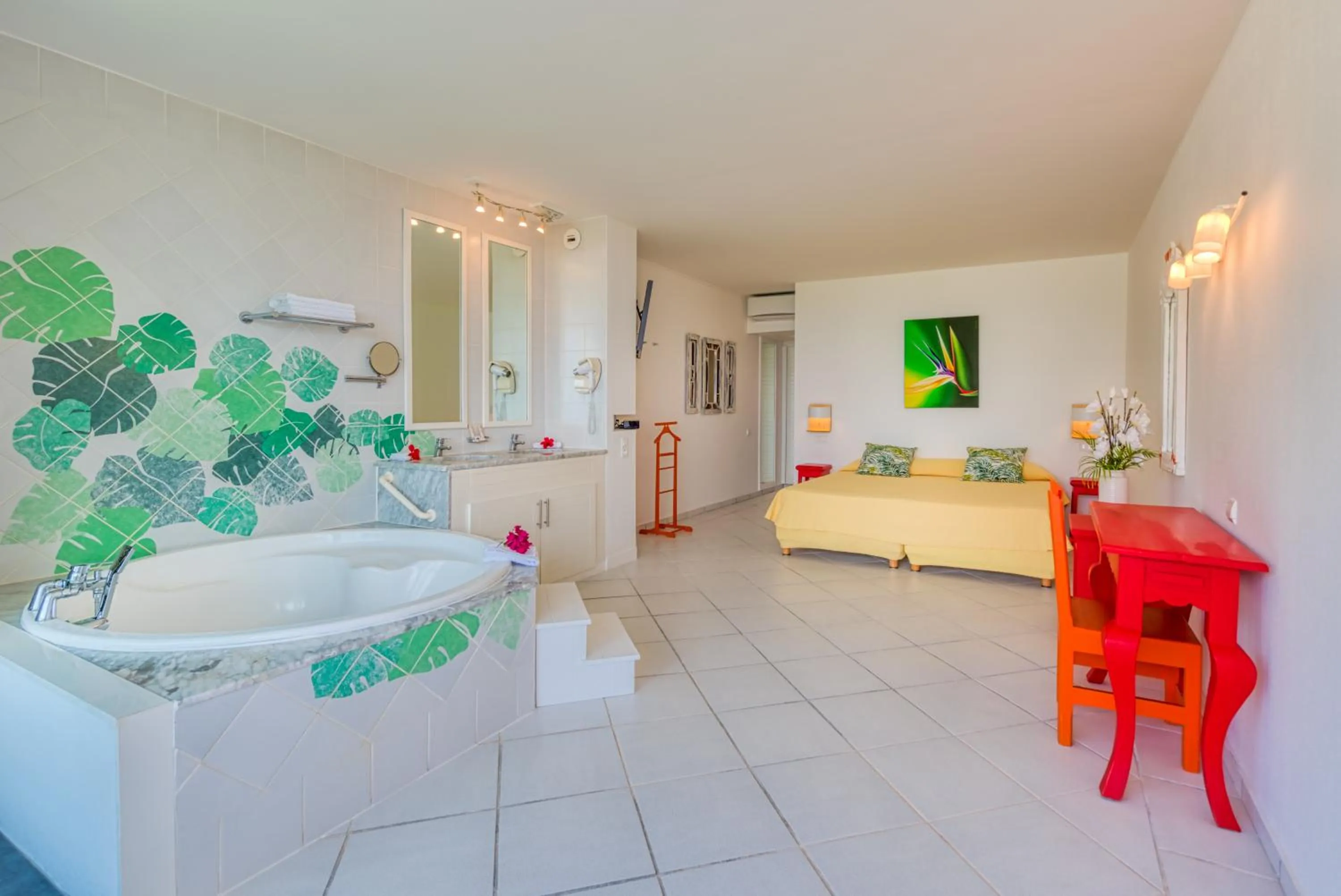 Photo of the whole room, Bed in Le Domaine Anse Marcel Beach Resort