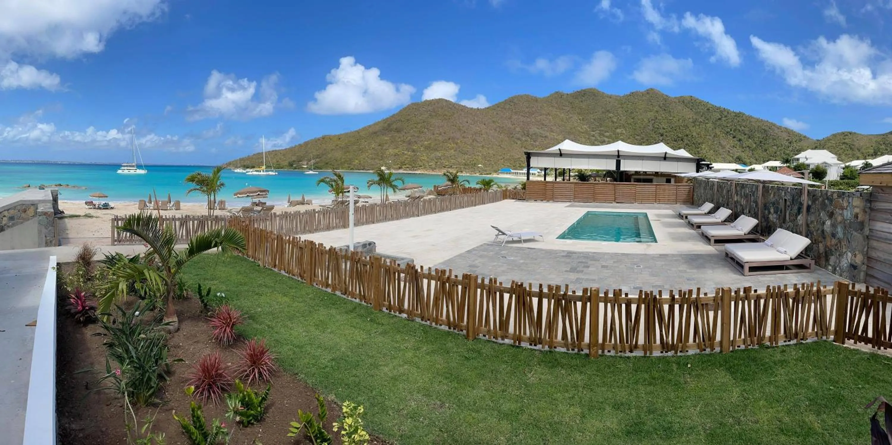 Swimming pool in Le Domaine Anse Marcel Beach Resort