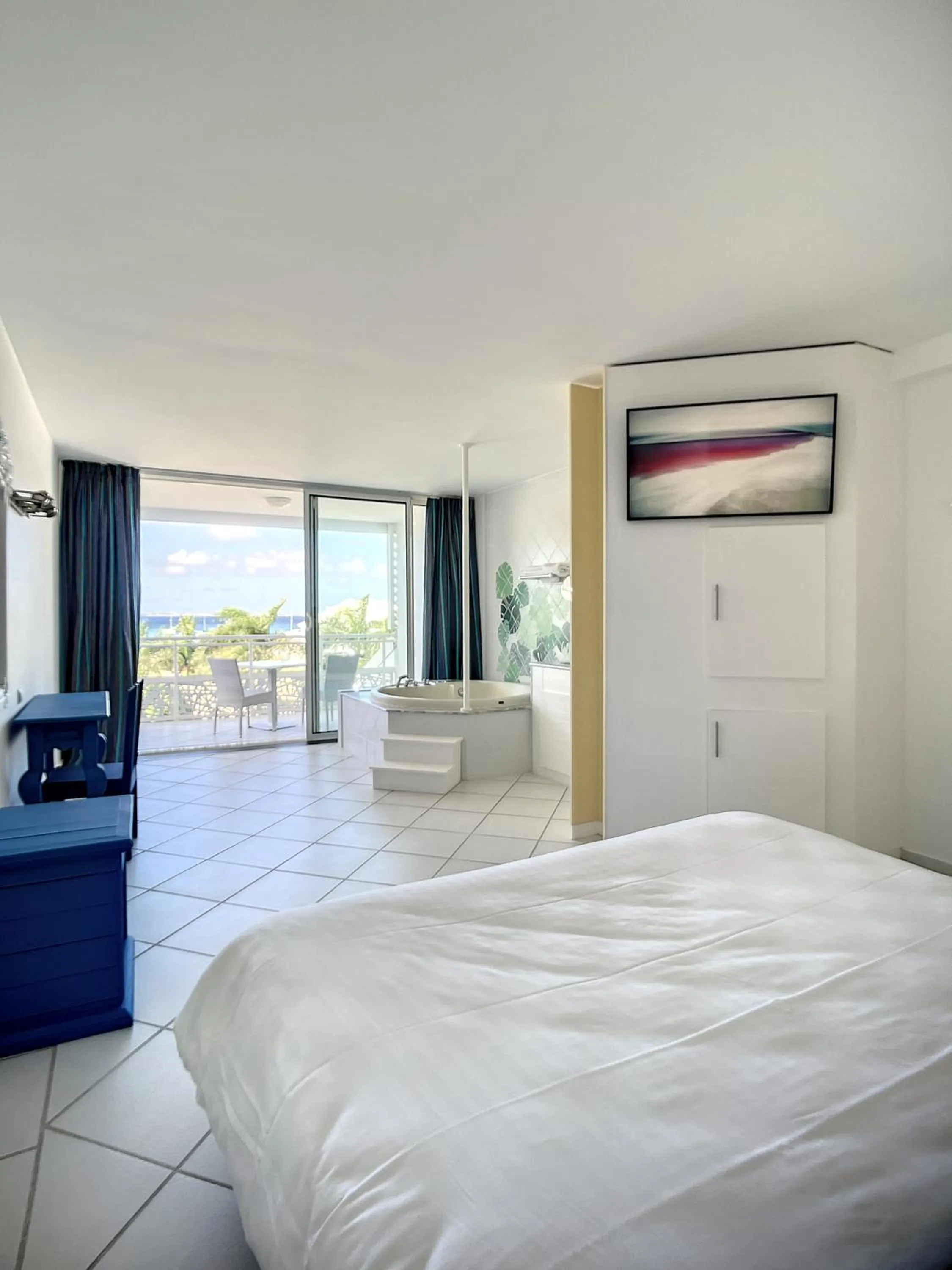 Property building, Bed in Le Domaine Anse Marcel Beach Resort