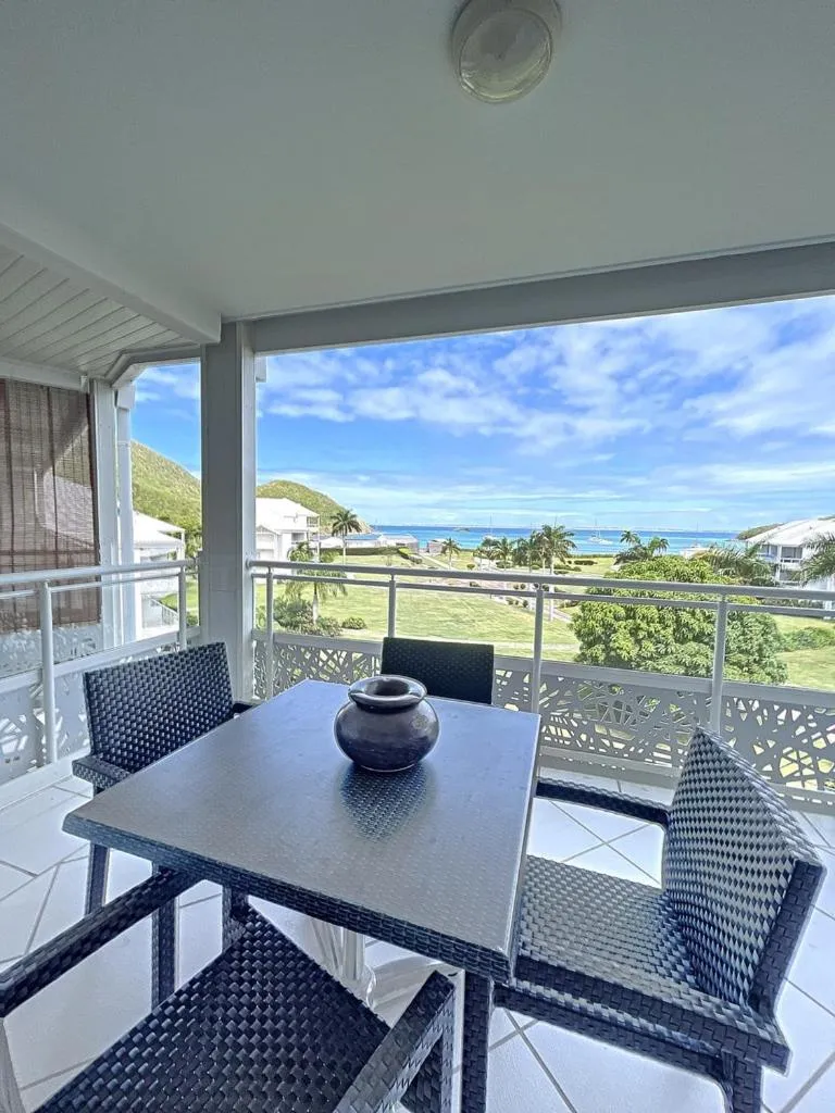 Patio in Le Domaine Anse Marcel Beach Resort
