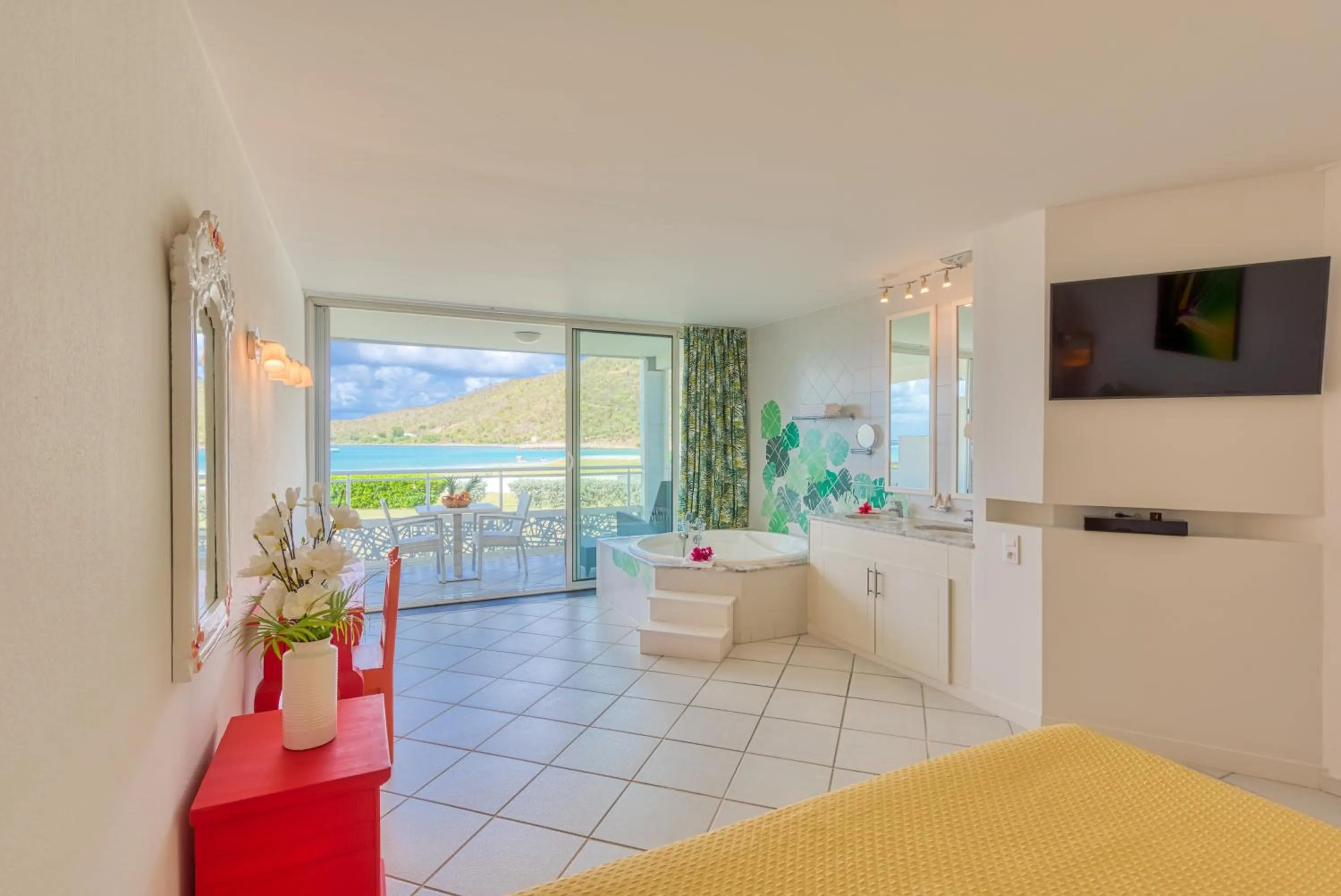 Sea view in Le Domaine Anse Marcel Beach Resort