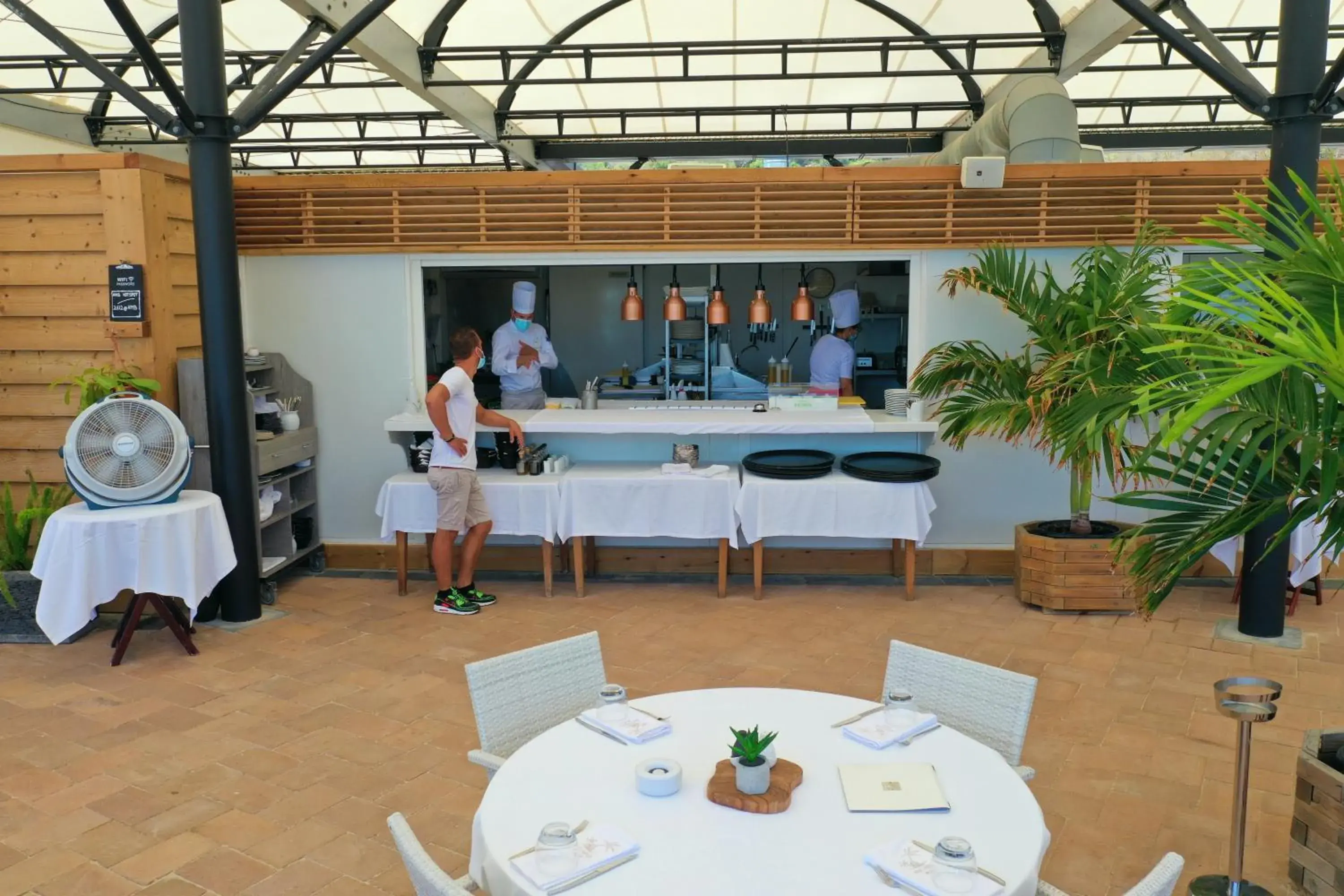 Restaurant/places to eat in Le Domaine Anse Marcel Beach Resort Restaurant/places to eat in Le Domaine Anse Marcel Beach Resort